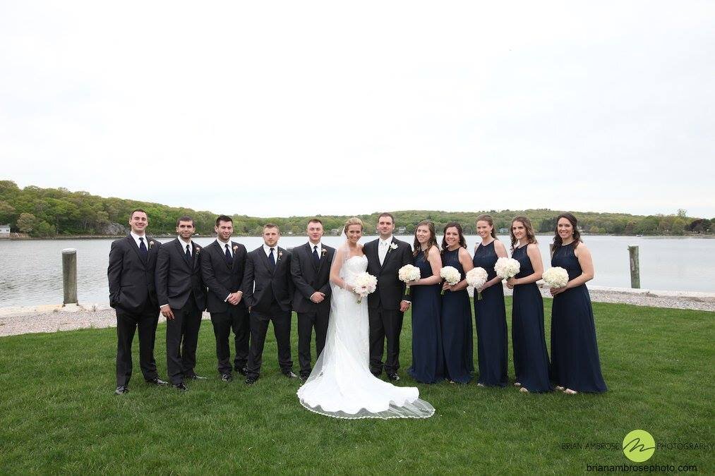 Erin and Ryan's wedding was held at Latitude 41 along the Mystic River in Connecticut. Coastal Gourmet did a fantastic job and the atmosphere was superb! 
Photo Credit: Brian Ambrose Photographyhttps://brianambrosephoto.com/