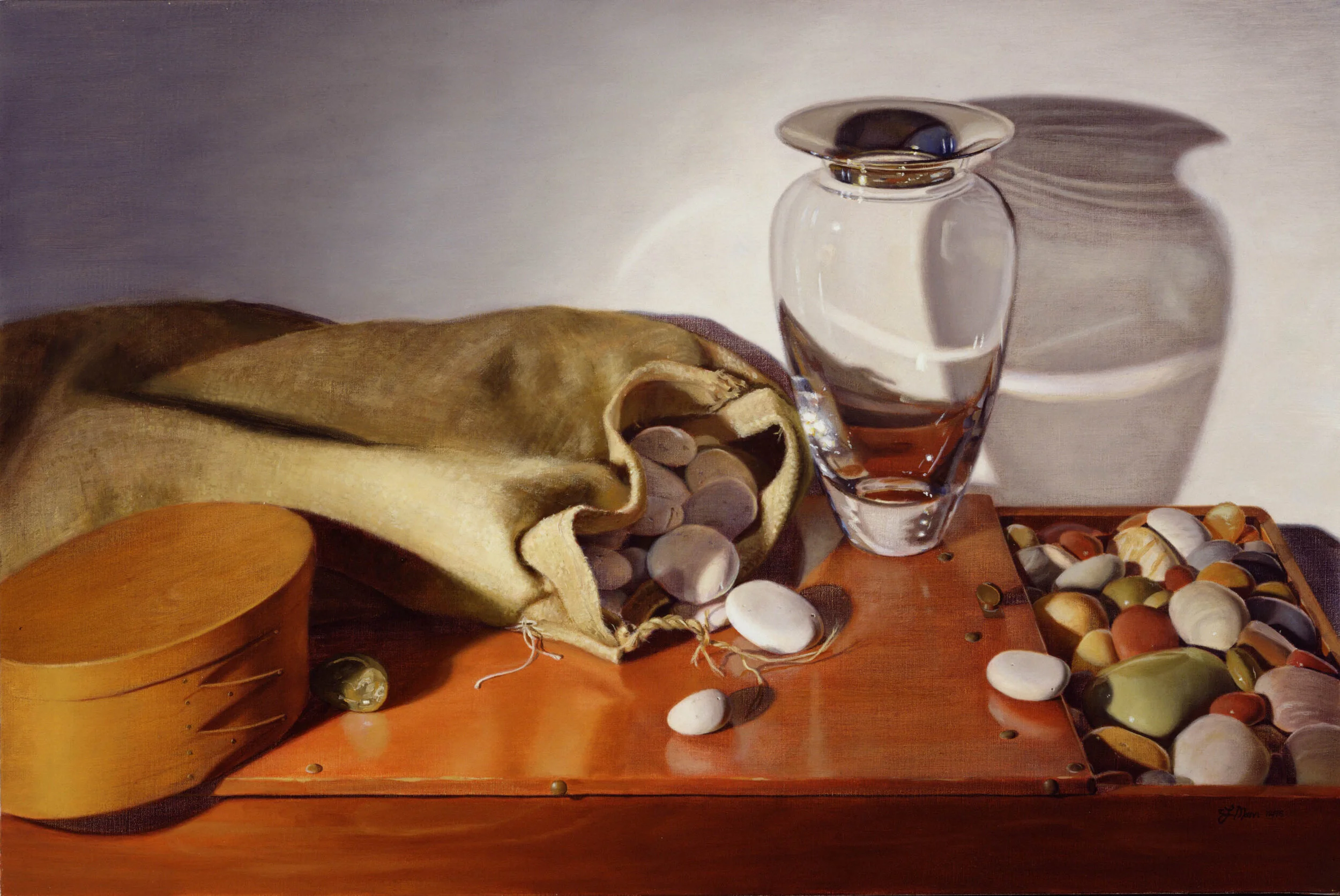 Vase and Stones, 1996