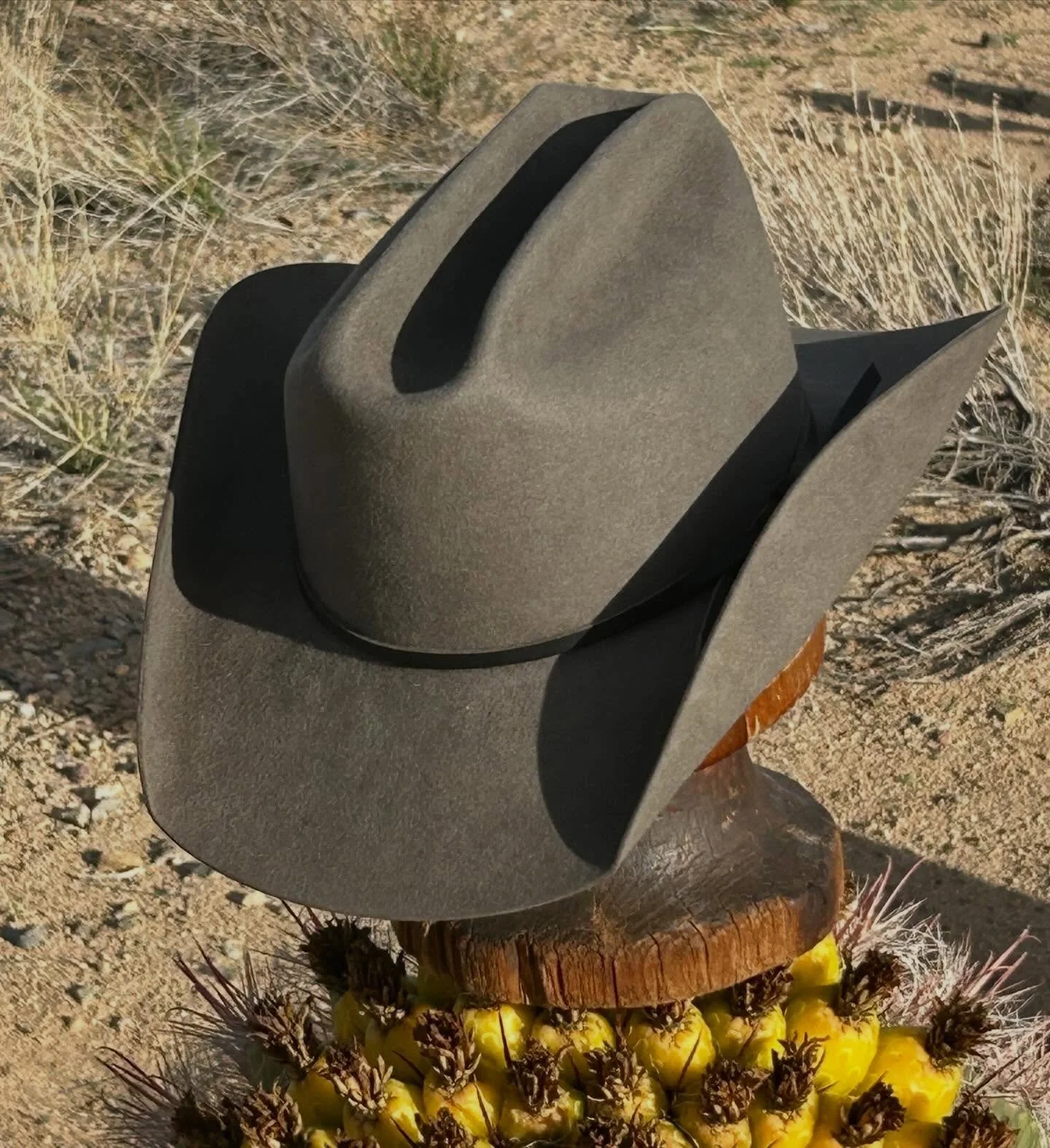 Here are a couple of cool hats heading to a sweet couple in Mississippi. He wanted something like a &ldquo;Rip&rdquo; style from the show, &ldquo;Yellowstone,&rdquo; just a short brim cattlemen crease with alot of character to brim. She wanted a uniq