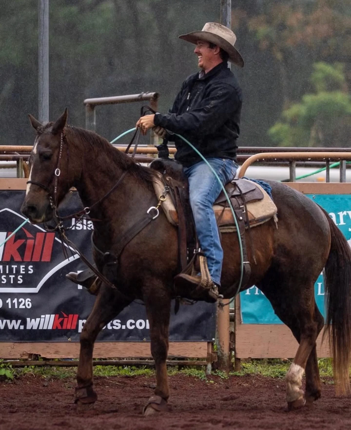 Hope you doing well Mike, was a pouring wet rodeo all weekend but the hat held up awesome!&rdquo;

Love getting messages like this, and all the way from Hawaii! This is a good example of why the pure beaver is the absolute best material for hatmaking