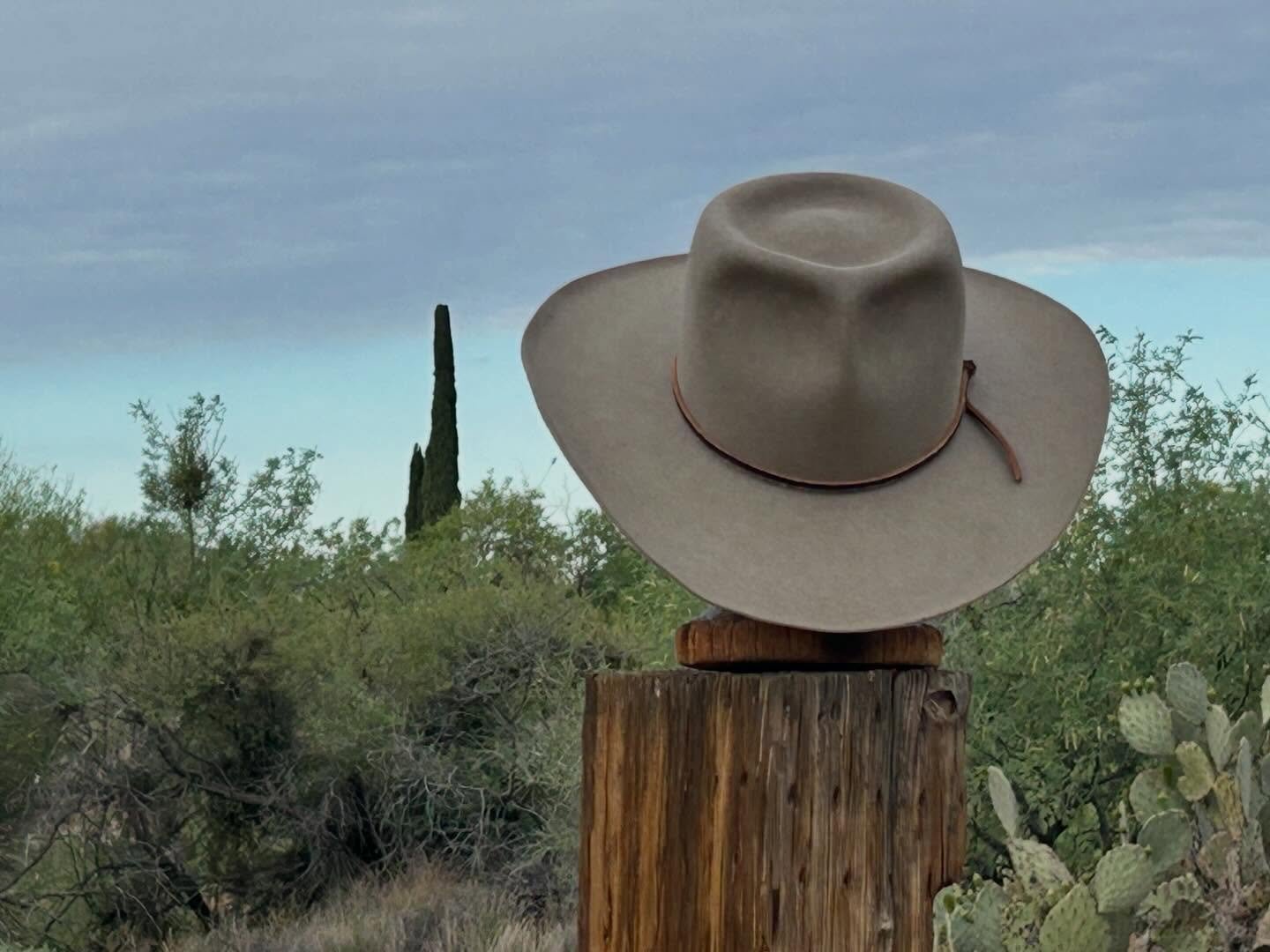 This hat was inspired by, but not an exact replica, of the hat worn by Brad Pitt in the movie, &ldquo;Legends of the Fall.&rdquo; We went with a pure beaver in natural with a 4 inch brim. I really tried to capture the worn look of the brim, but no do
