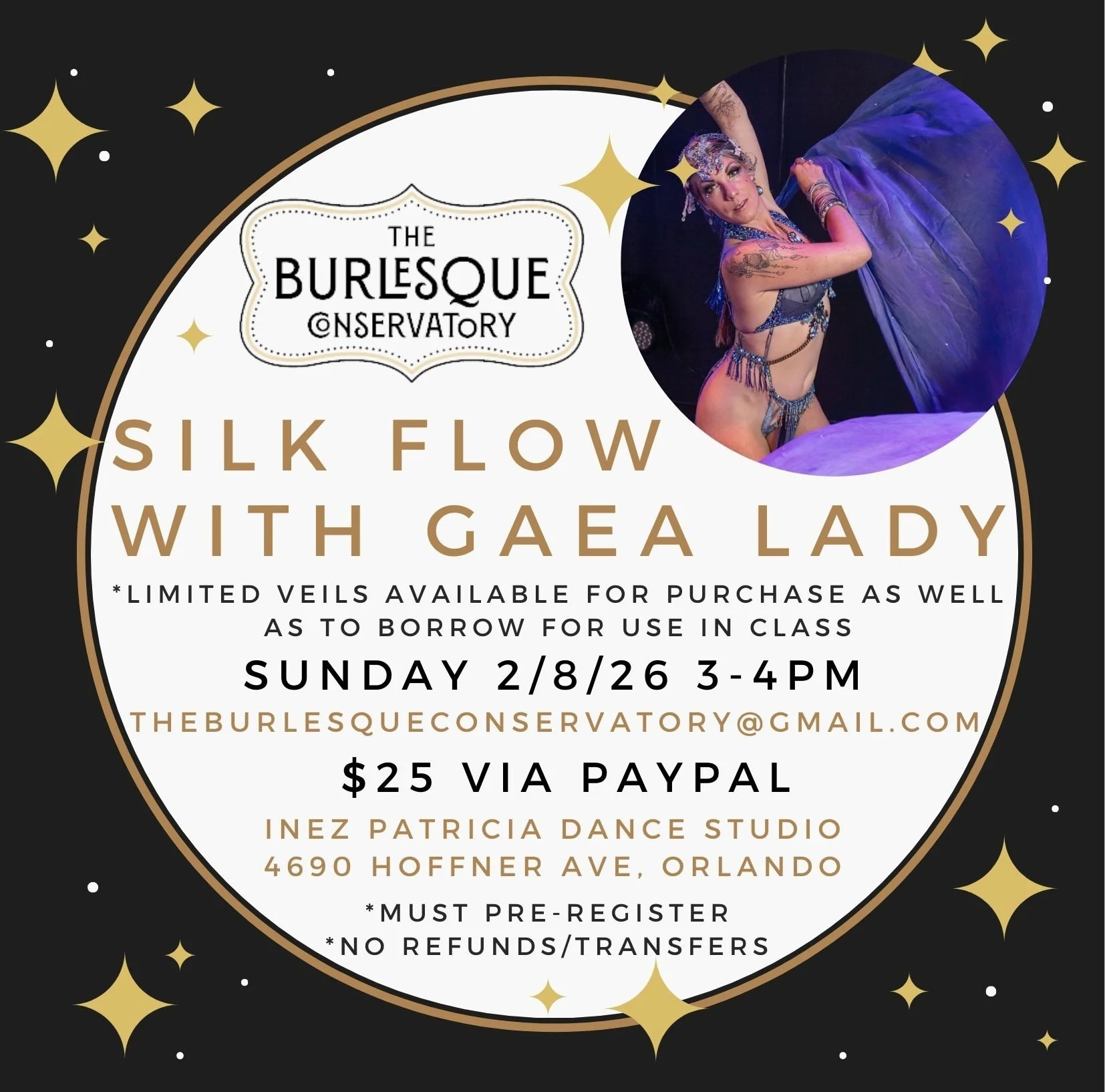 Pvssy Magic & Silk veils Class ORLANDO