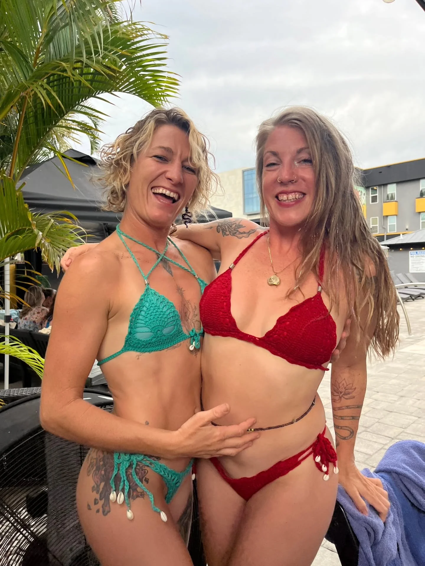Florida girls
...for now. 

We're here for a short time
But a GREAT time. :) 

And thanks @sugarbushbikinis for having the cutest best crochet swimwear out there. We even got Keno flip flops to match is Key West :) 

Use MOONLOVE15 on the sugarbush s