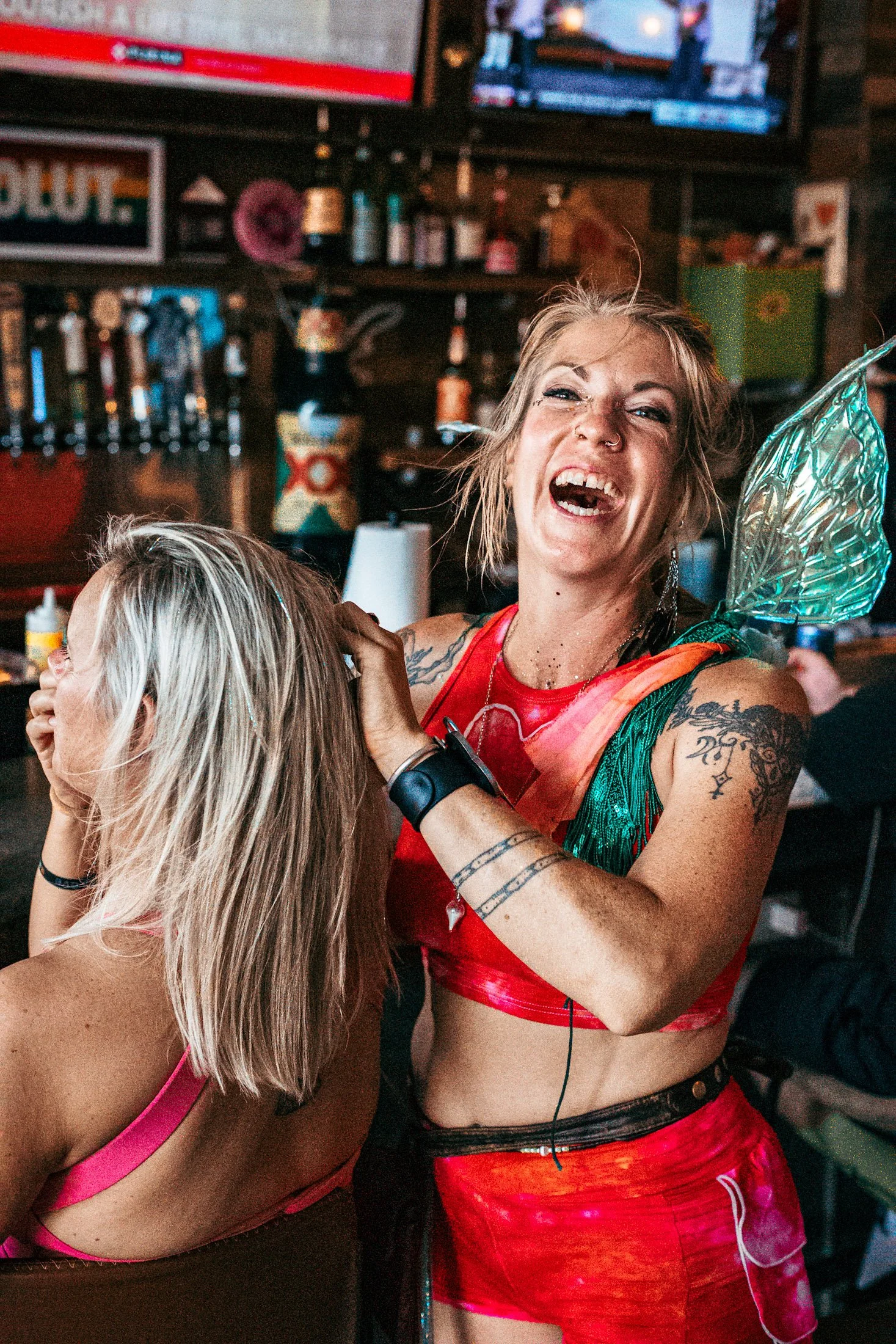 fairy hair at Taco Tuesday 