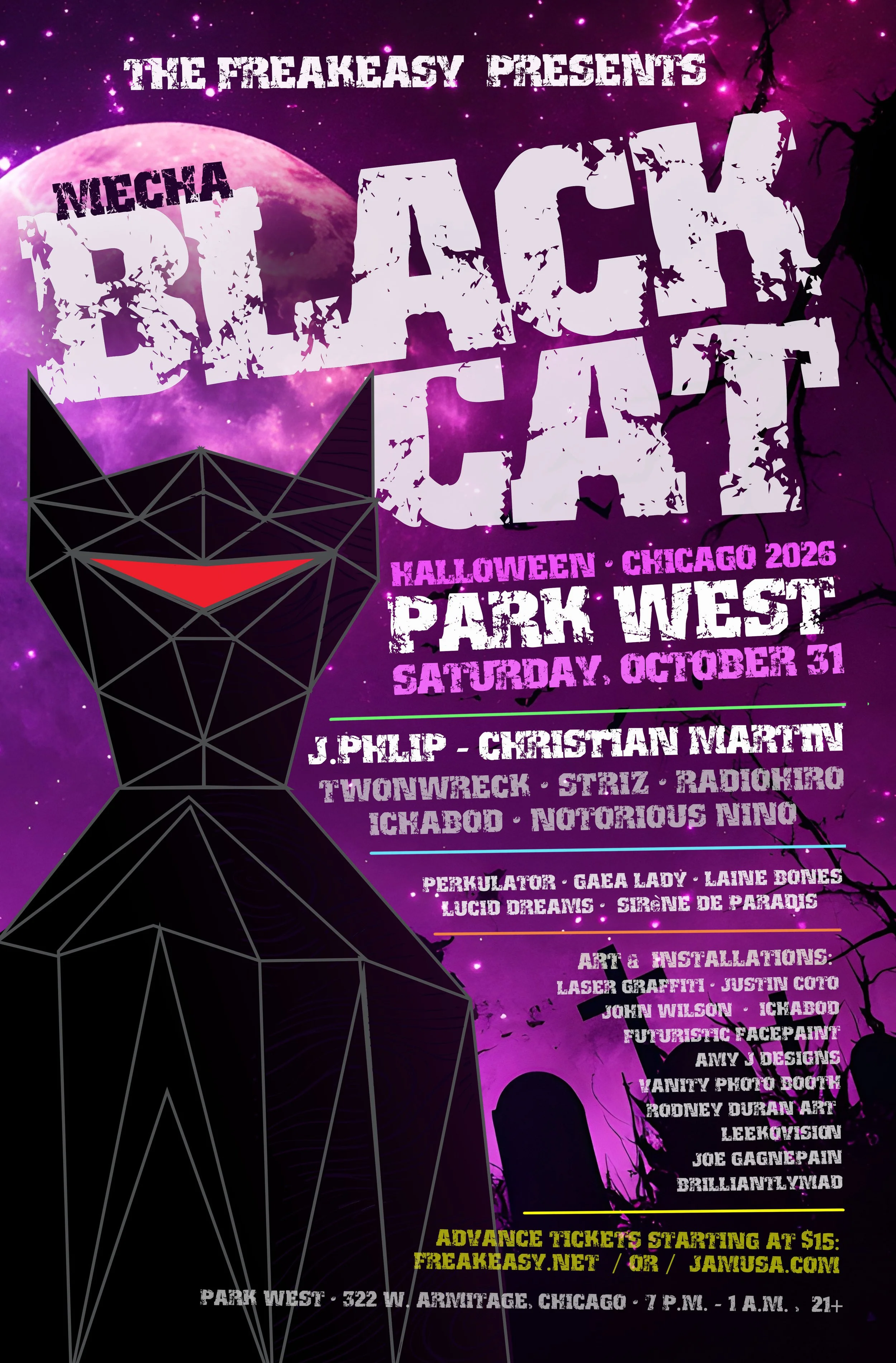 The Freakeasy presents MECHA BLACK CATHALLOWEEN CHICAGO 2026