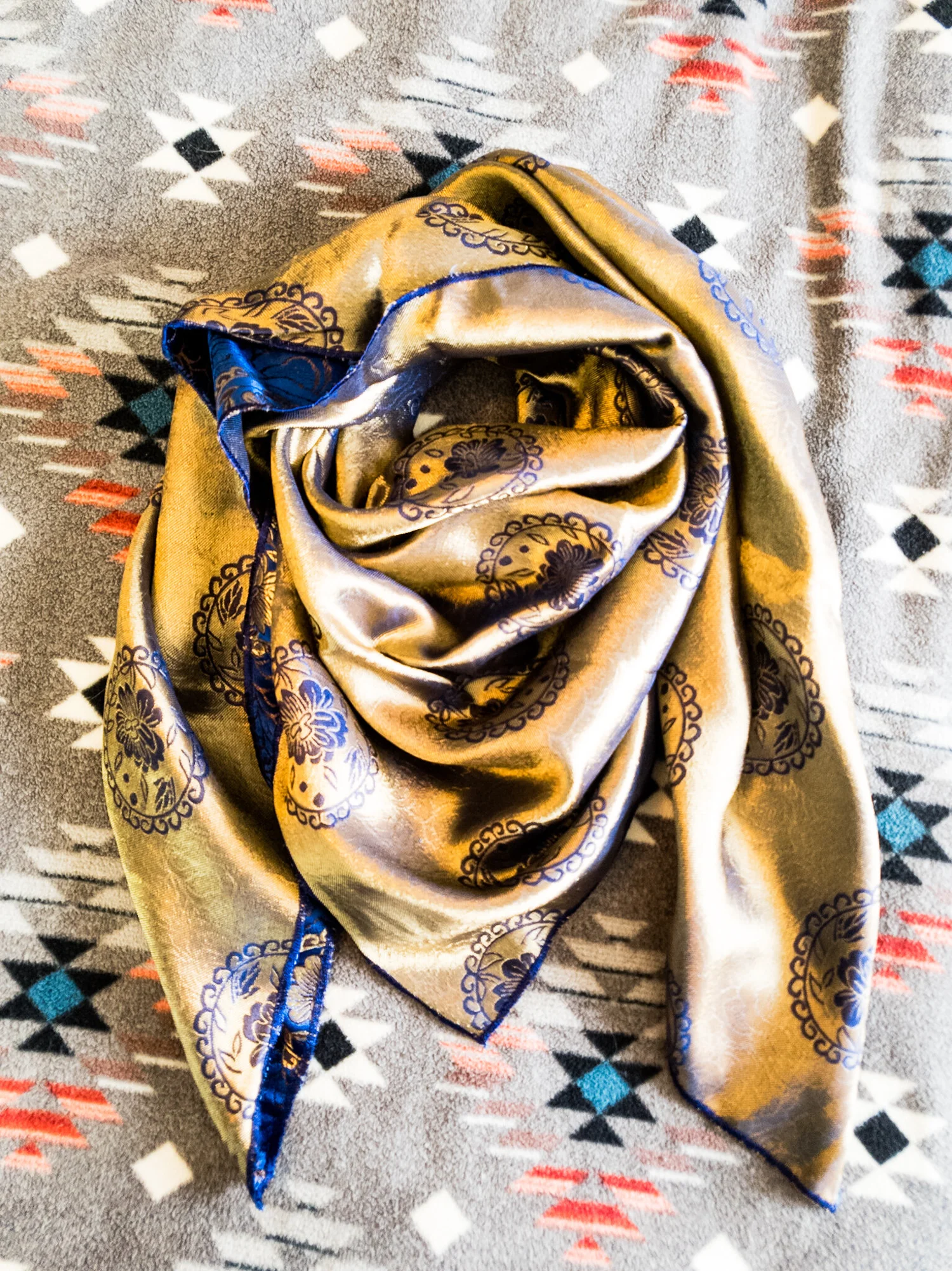 Fools Gold Wild Rag — Blue Roan Wild Rags