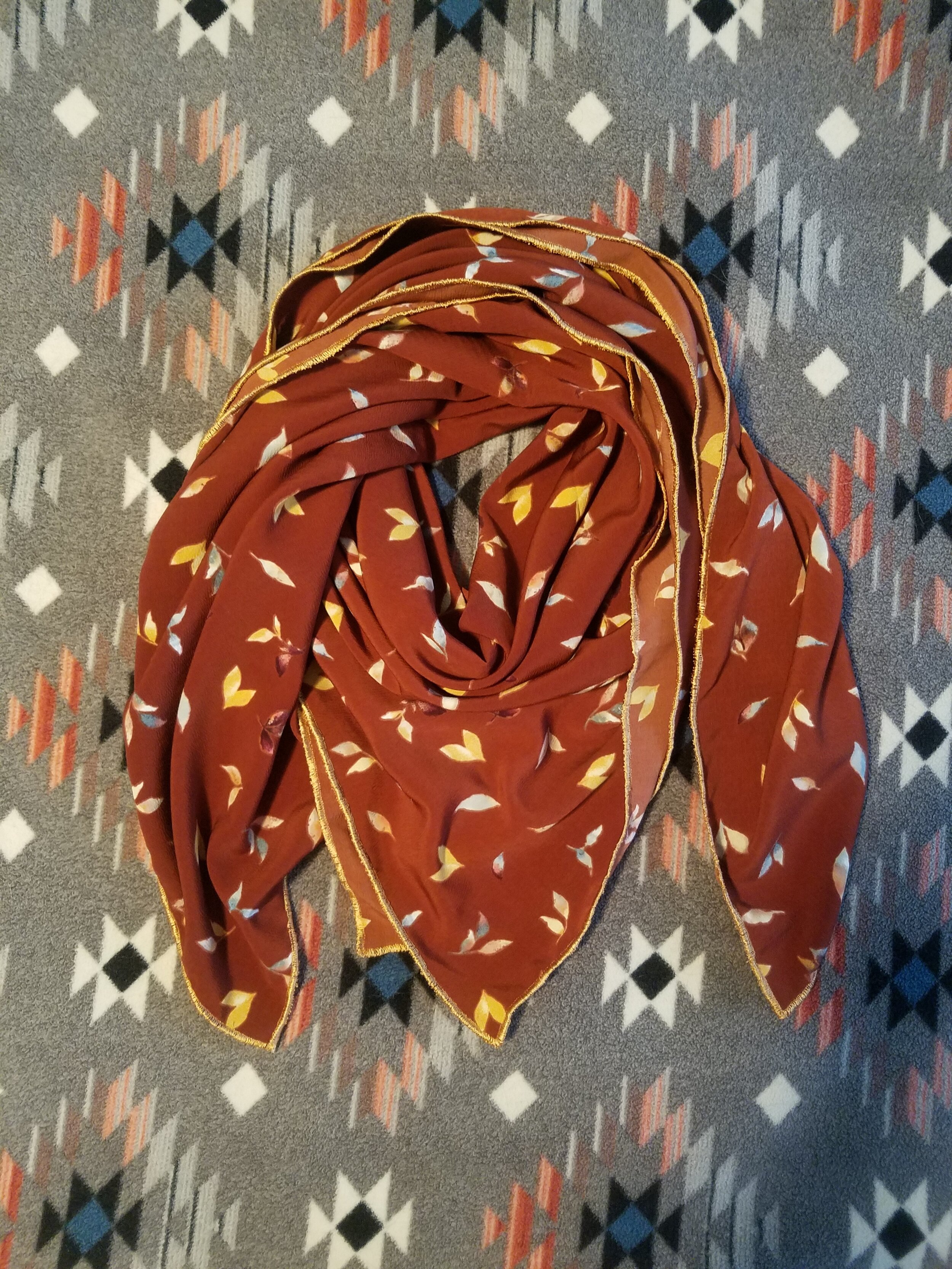 Windrose Red Rag Winter Rose Wild Rag — Blue Roan Wild Rags