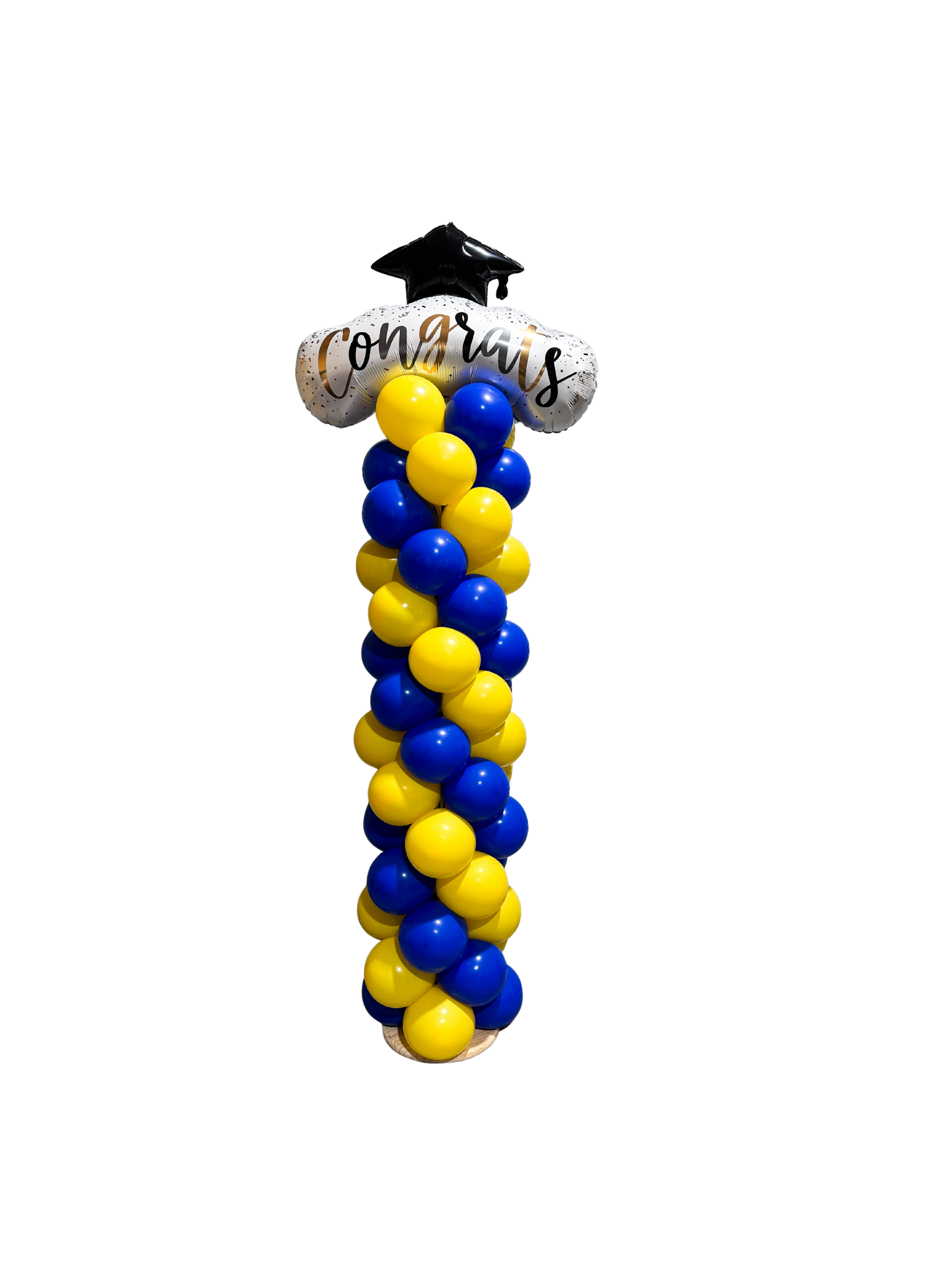 Graduation Classic Spiral Column w/ Topper
