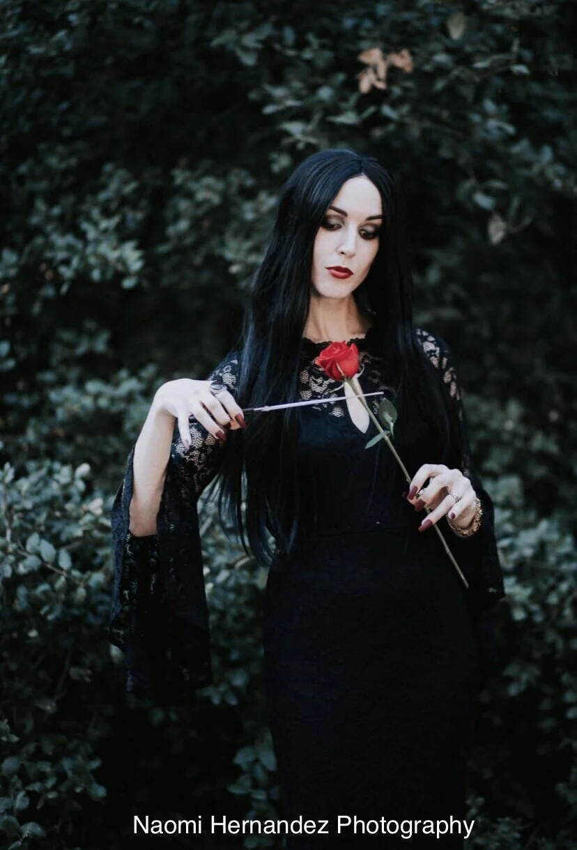 Morticia Addams: Naomi Hernandez Photography
