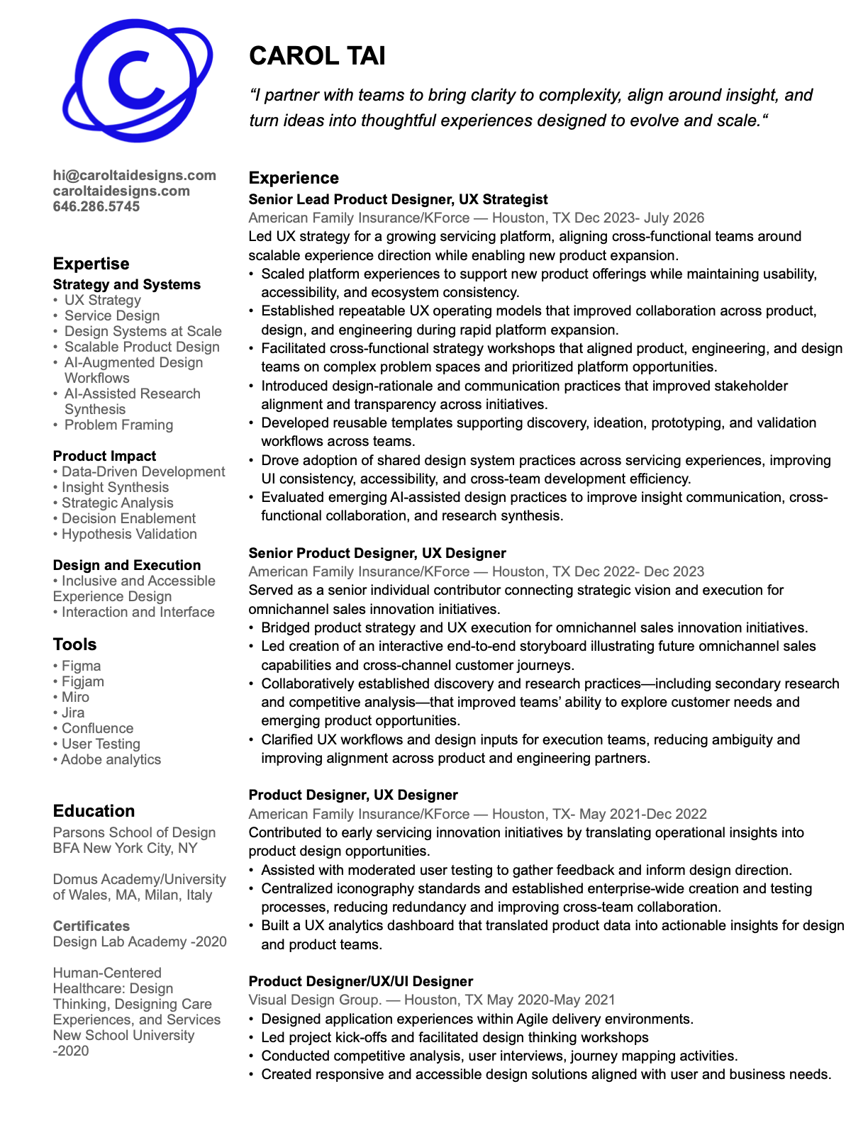 Resume