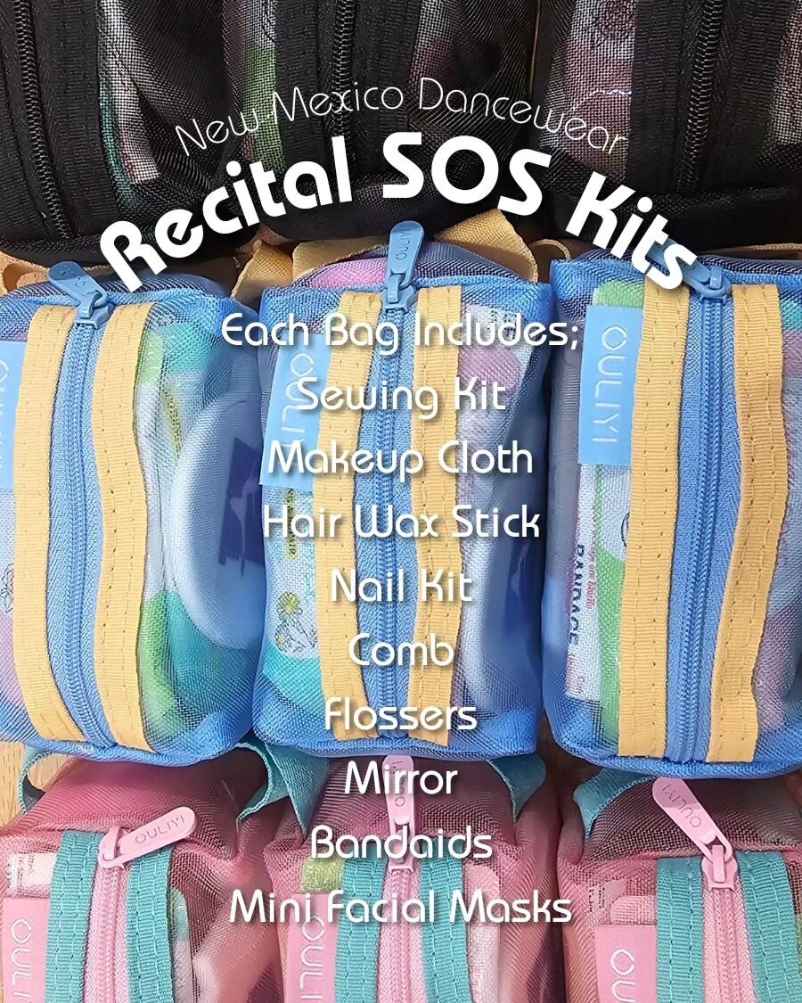 Making her grande enterence for the very first time NMDW Recital SOS Kits! 

Curated by dancers for dancers 🩷

Available in black, blue, and punk for $18.98ea.

#NMDancewear #dance #dancewear
#ballet #jazz #flamenco #tap #hiphop #contemporary #newme