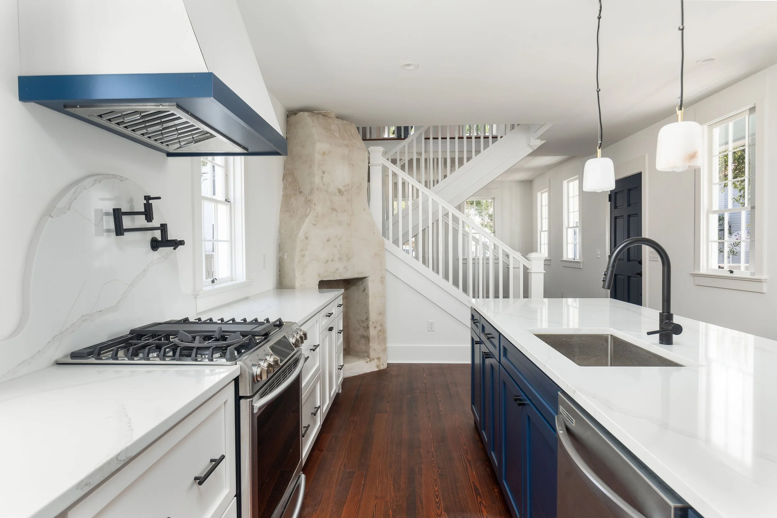 Interior kitchen renovation of a Charleston, SC home