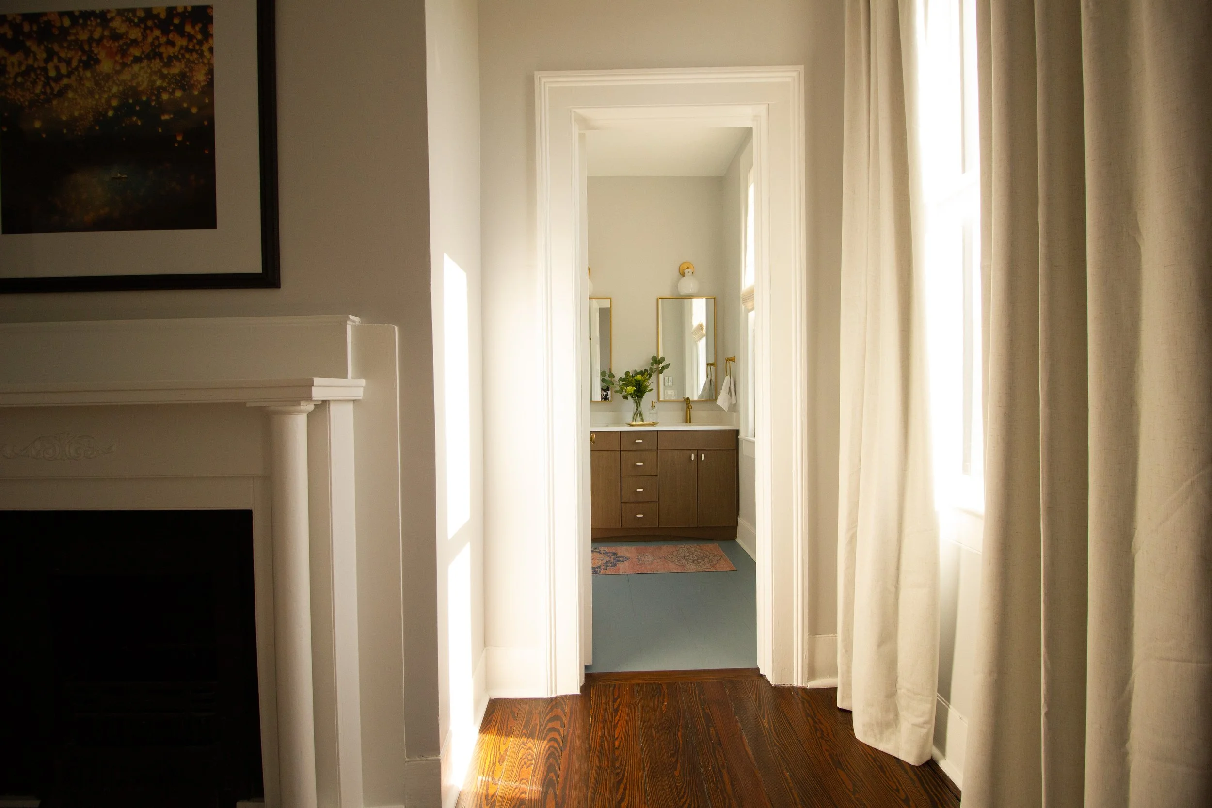 Interior renovated home downtown Charleston, SC