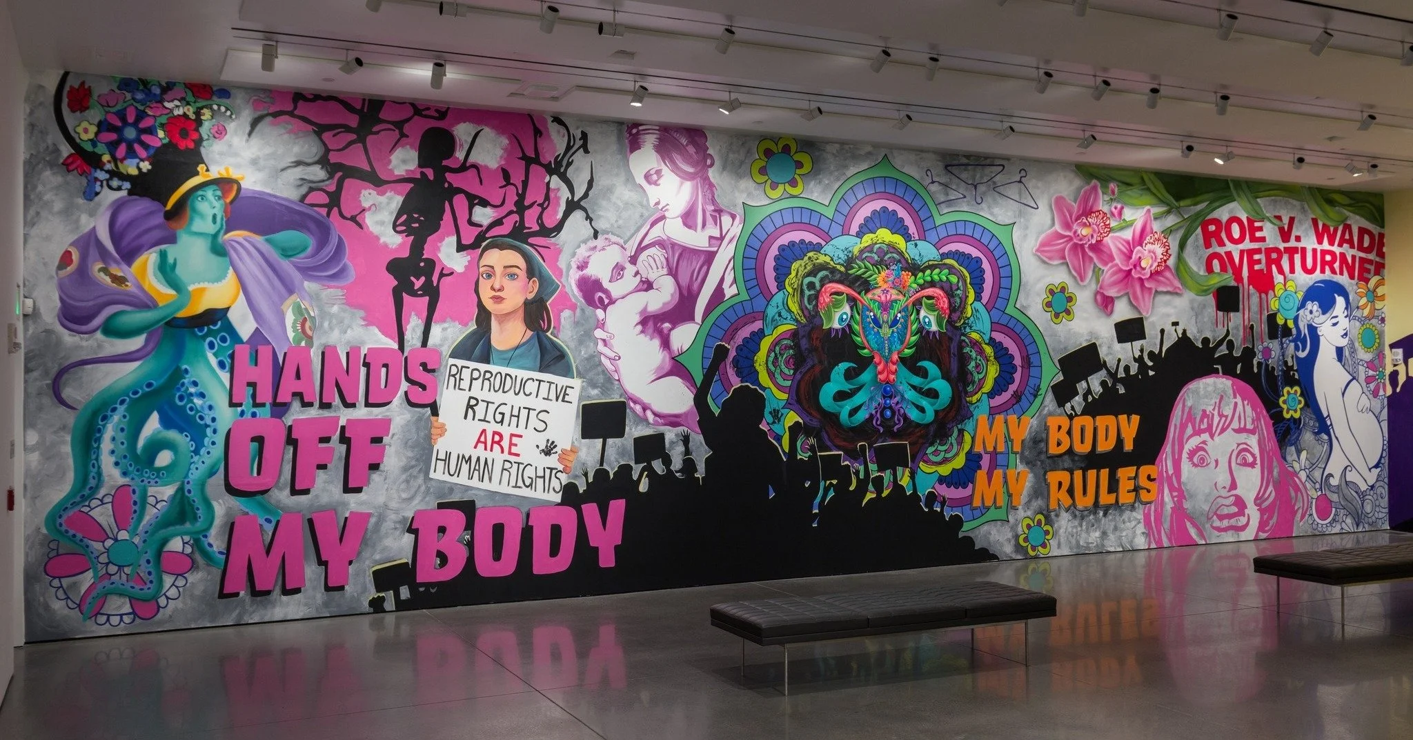 'Overturn This, Bitch' by Lady Pink 
&quot;In the fight for justice, there is no room for metaphor or allegory, especially when human rights are so blatantly threatened and disregarded on a national scale. When the highest court would deliver a death