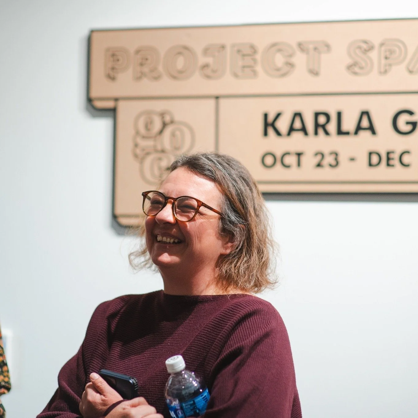 Thank you so much to everyone who came out for the opening of 'Between Land and Sky' by Karla Garc&iacute;a, we hope that everyone enjoyed the time spent with the art and learning about the artist and her work during the lecture. 

If you missed the 