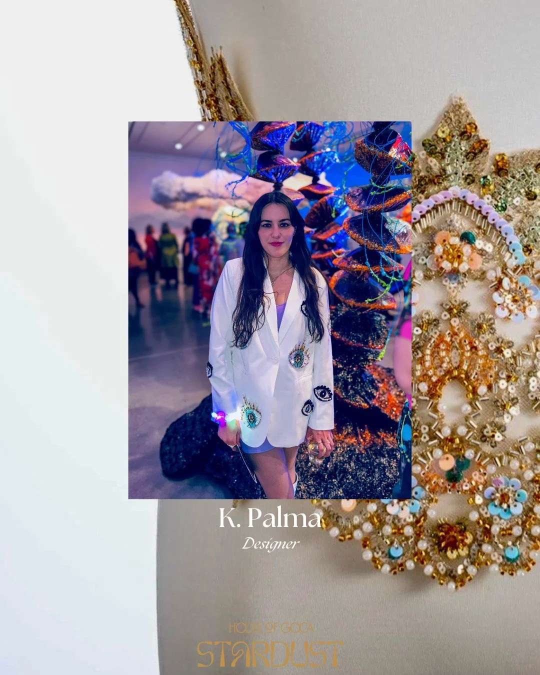 Meet the Designers for the 2026 House of GOCA show: Stardust!
Next up - K. Palma (@k.palma_official )

K.Palma started as versatile ready to wear and has evolved to couture pieces custom made by me for fashion shows. K.Palma fashion brand started wit