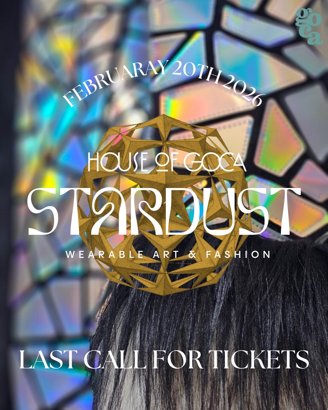 This is your friendly reminder to secure your ticket before THIS Friday for the 2026 House of GOCA Fashion Show. 
The show will feature the work of 8 amazing designers with looks inspired by the work of artsist Nina Elder. There will drinks, music, a