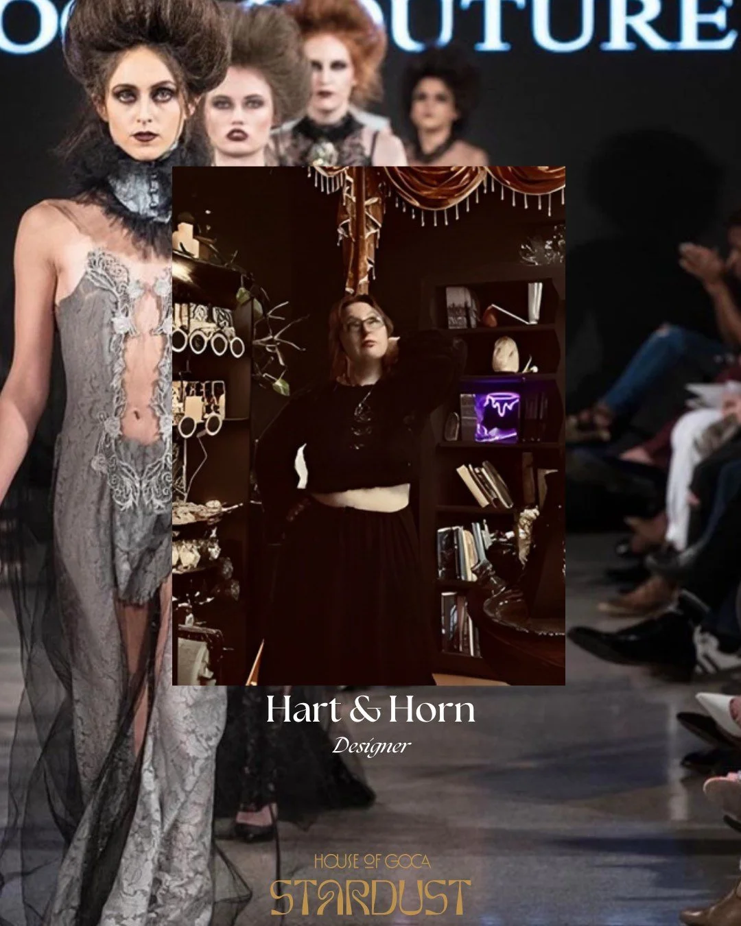 Meet the Designers for the 2026 House of GOCA show: Stardust!
Last but certainly not least - Hart &amp; Horn

Angela Hartshorn has been designing and sewing since she was a small child, learning how to sew from her Grandmother Elizabeth. Her artistry