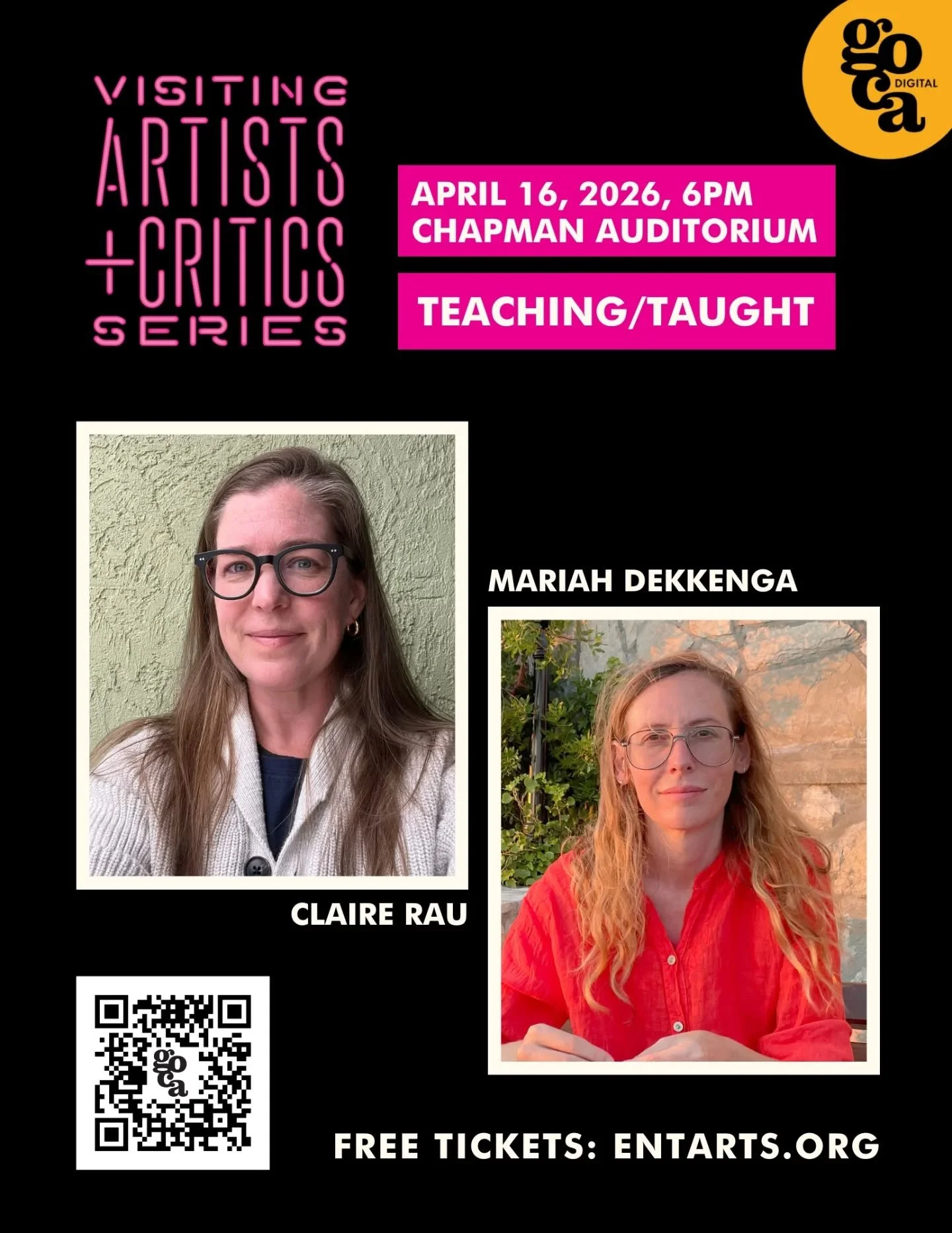 Join us next month for TEACHING/TAUGHT, a Visiting Artists and Critics Series (VACS) panel discussion with UCCS Visual Arts Faculty members, Claire Rau and Mariah Dekkenga, moderated by Corey Drieth. This semester closes the final academic year befor