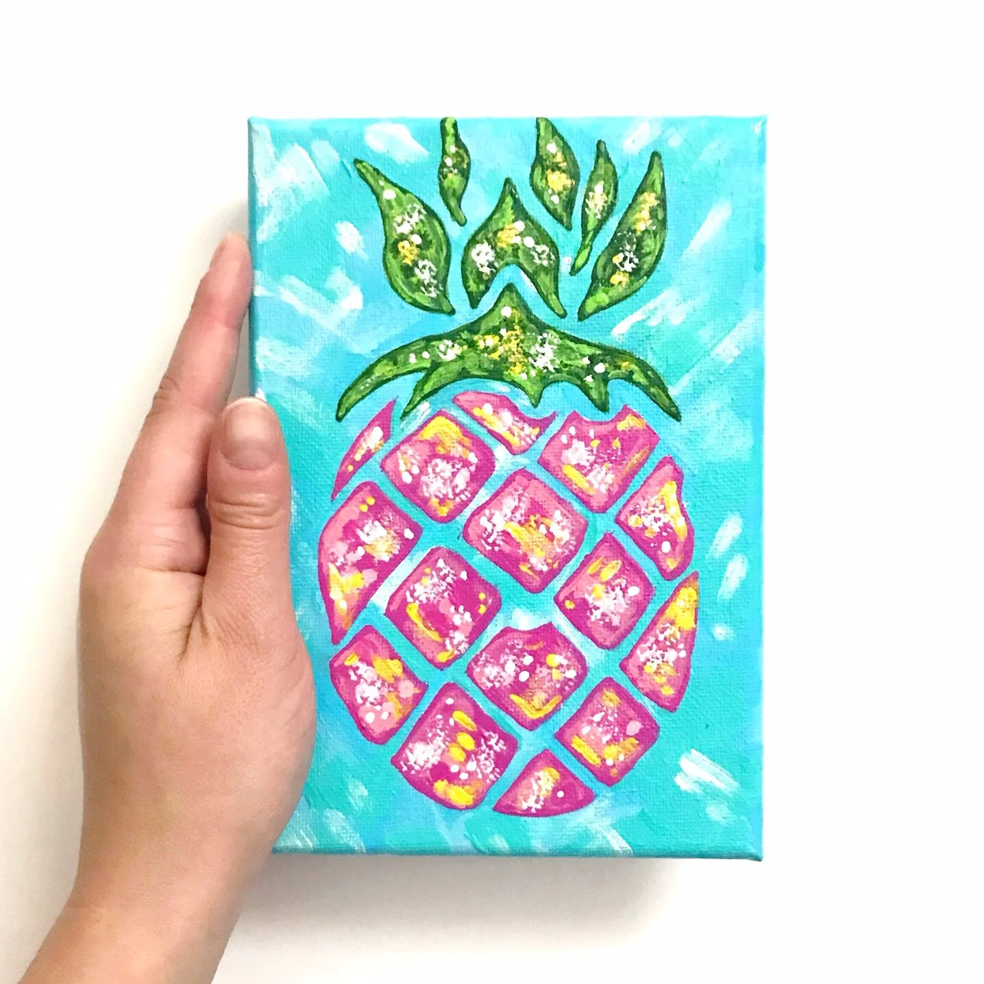 Mini Pineapple in Pop of Pink 1.JPG