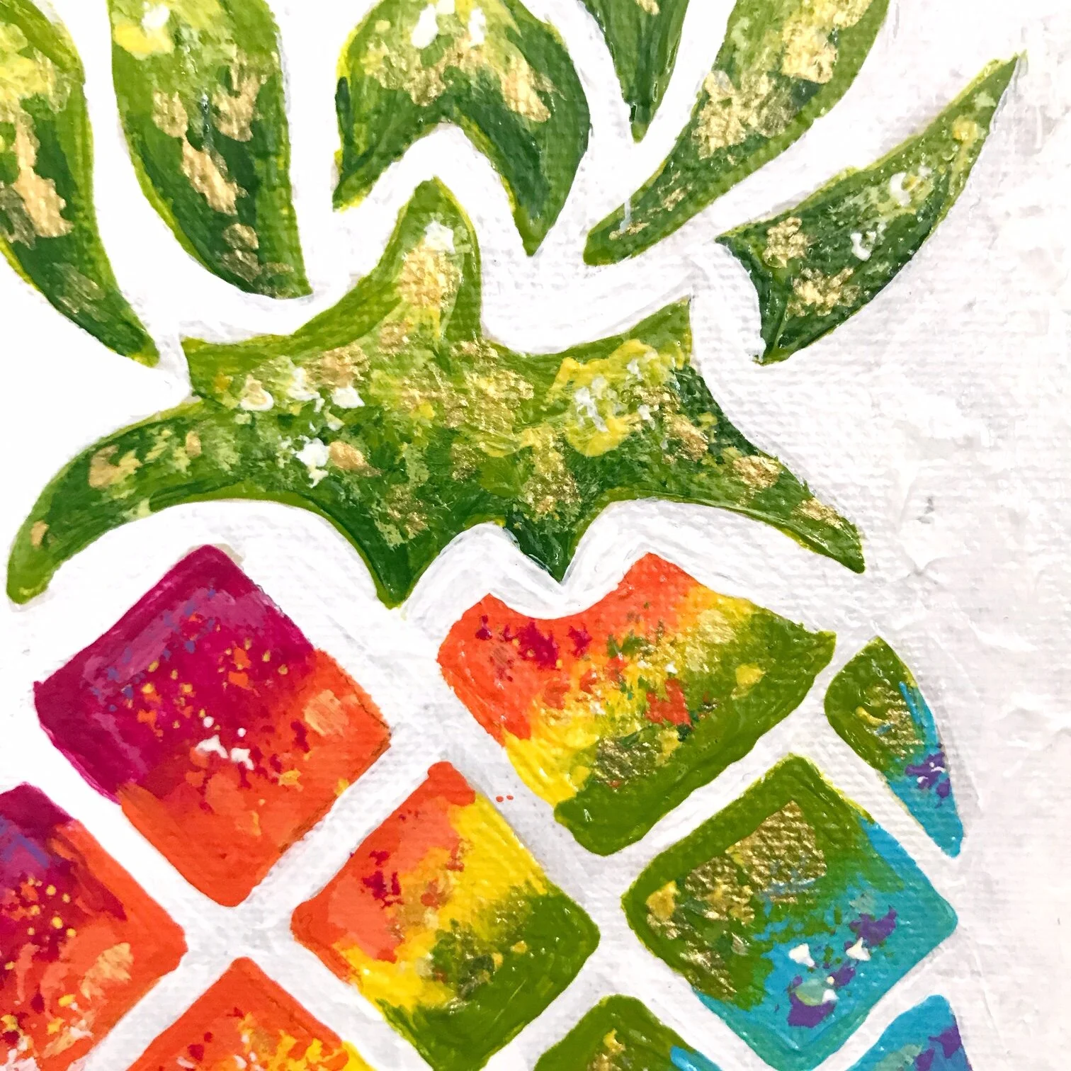 Mini Pineapple in Rainbow Sorbet 3.JPG