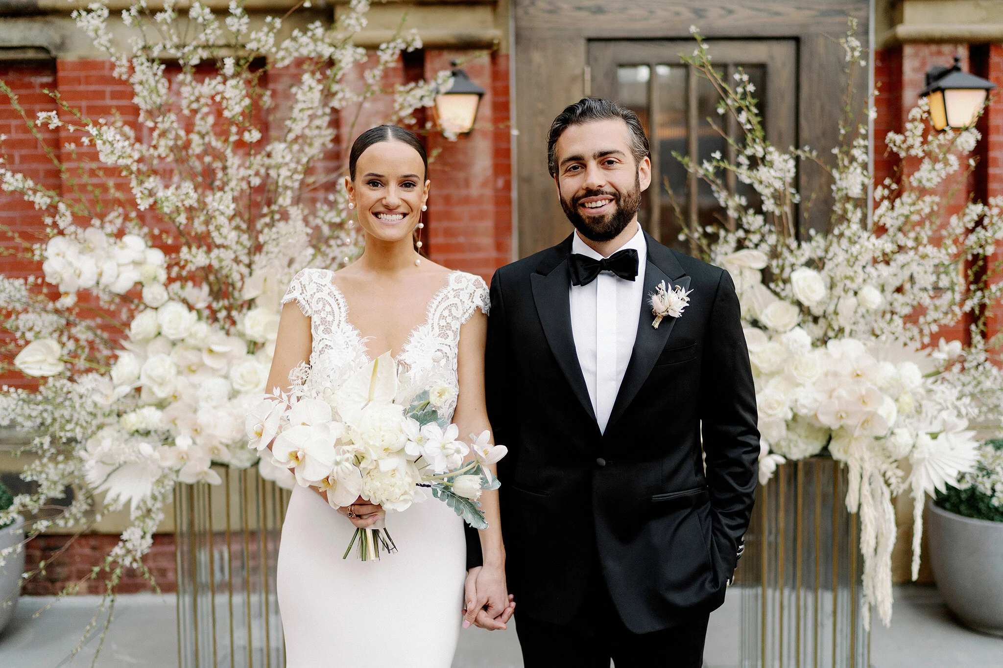 Lauren & Ryan | Photographer: Lev Kuperman | Florals: Designs by Ahn | Venue: Beekman Hotel, New York City