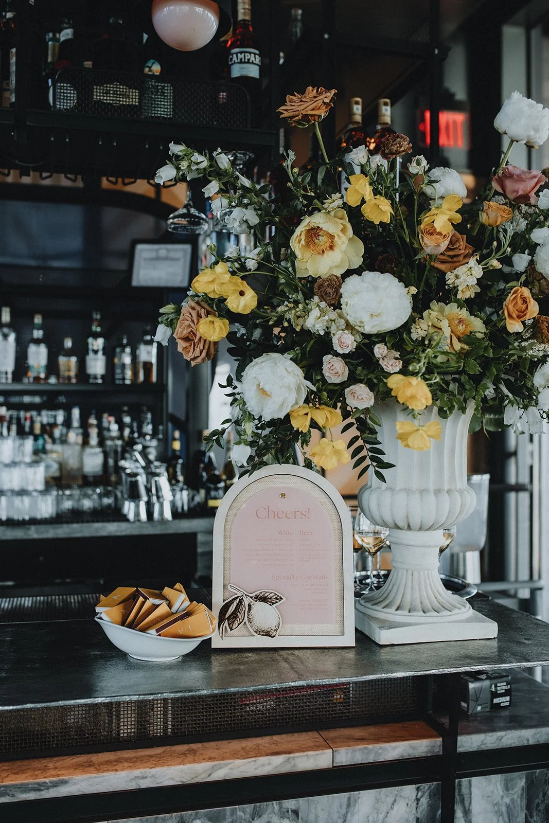 Lily + Alex | Photographer: Lucie Bulois | Florals: Yellow Bow Florals | Venue: Westlight
