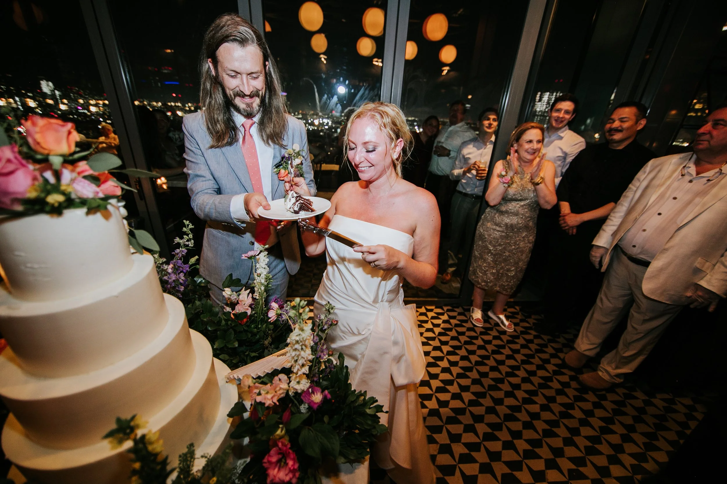 Incredible wedding cake at a Marian Frances Events wedding.jpg