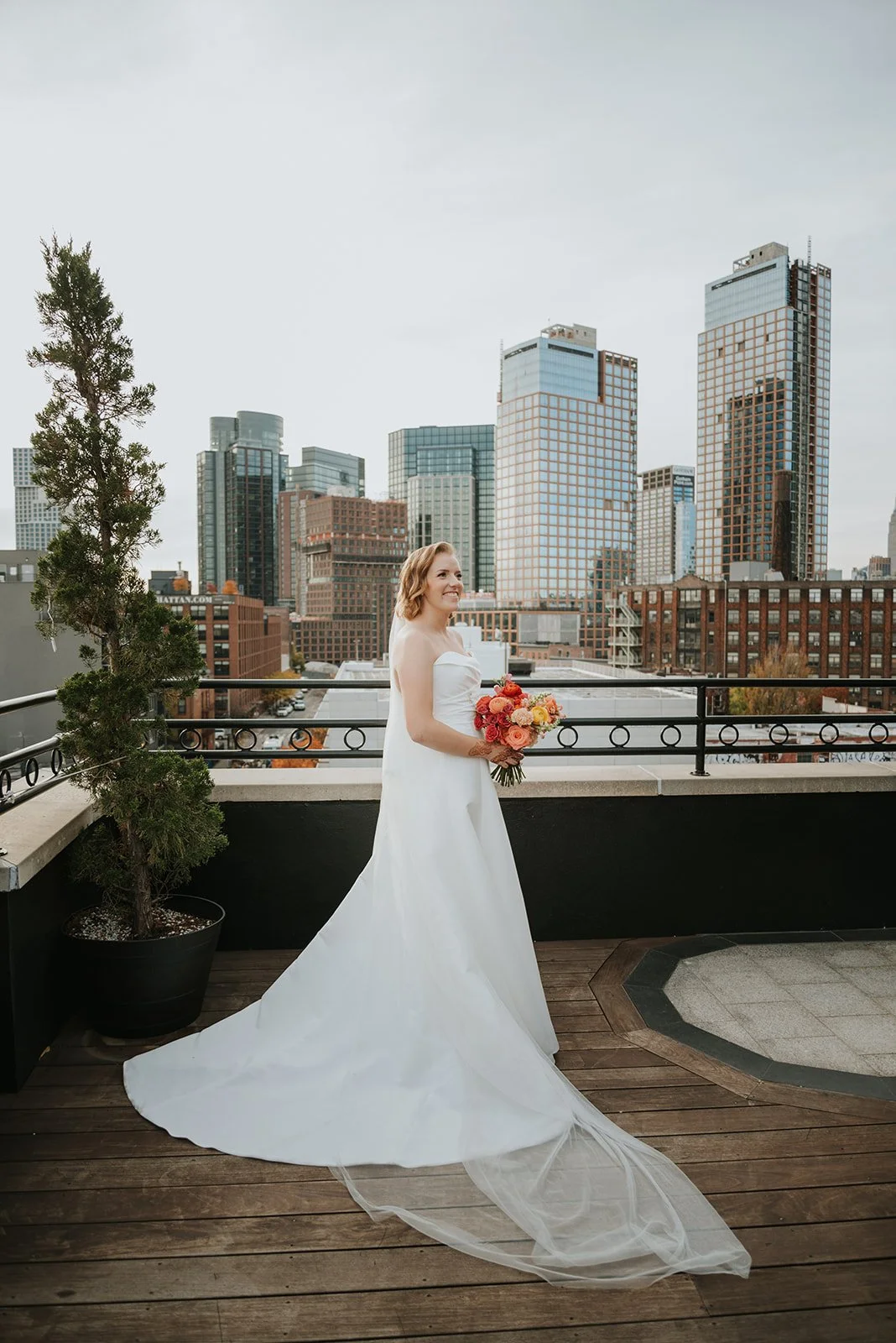 Brides wedding gown train in Brooklyn.jpg