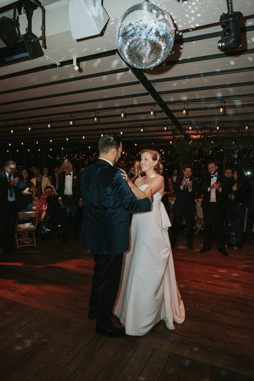 First dance under the disco ball in NYC.jpg