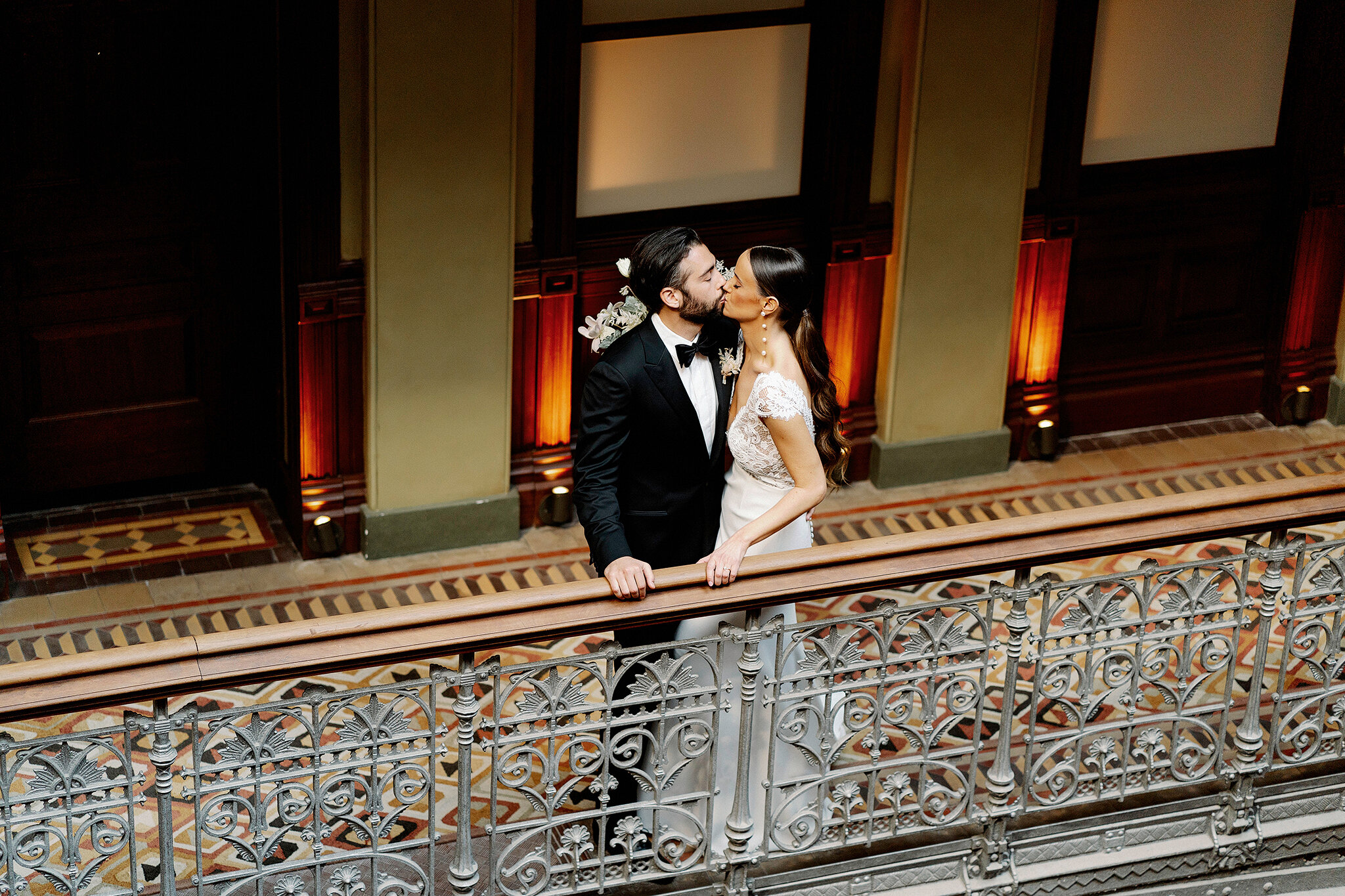 Lauren & Ryan | Photographer: Lev Kuperman | Florals: Designs by Ahn | Venue: Beekman Hotel, New York City