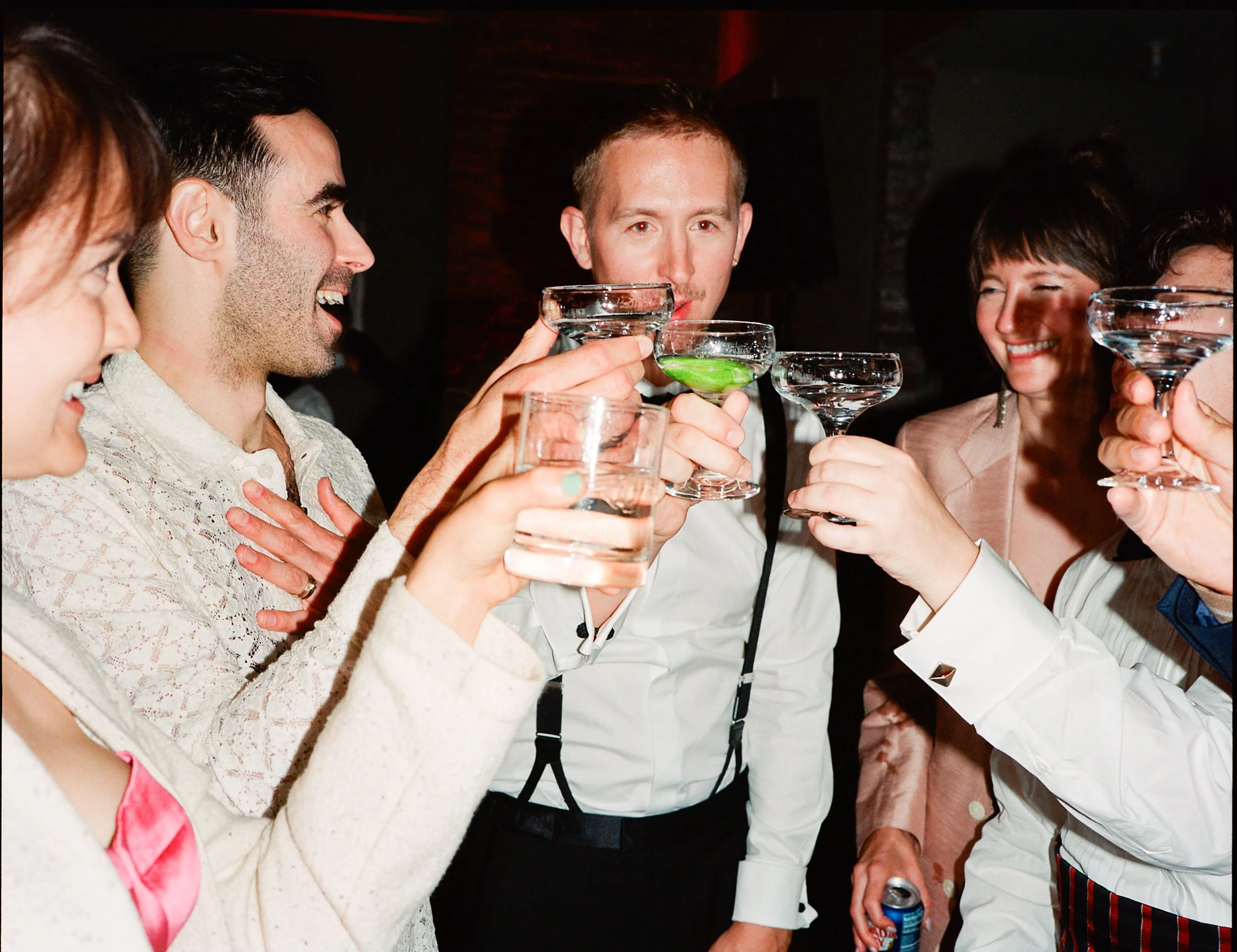 Hugh & Jacob | Venue: 99 Scott, Brooklyn | Photo: Michaela Jelin | Florals: Aurora Botanica