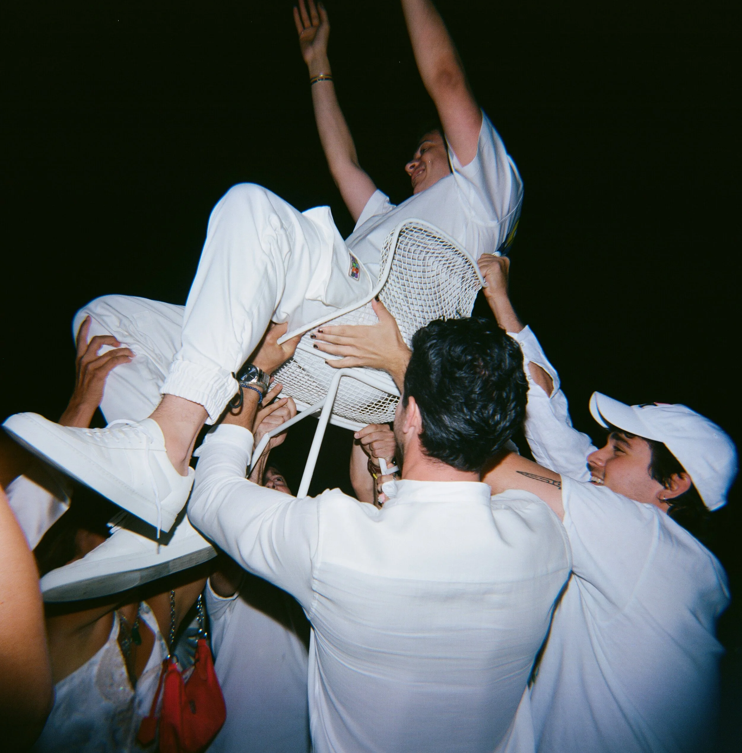 Ian's 21st Birthday | St. Tropez-inspired Manhattan penthouse party at The Standard East Village | Photographer: Allison Hammond Creative | Florals: Blxxm Design