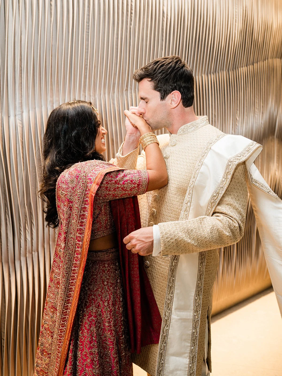 Divya + Des | Photographer: Melissa Chu | Florals: Ahna Han | Venue: New York Historical Society