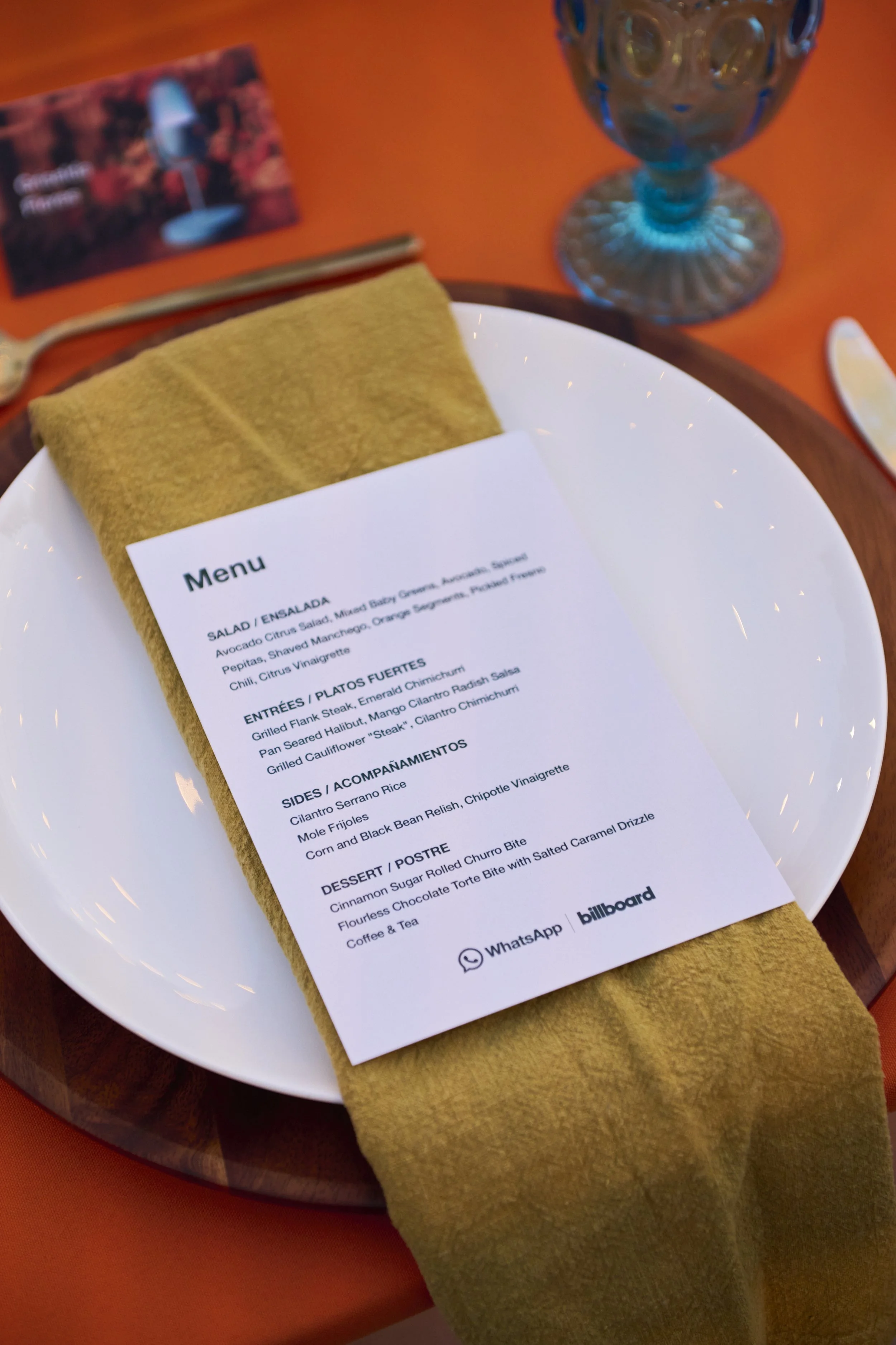 Billboard & WhatsApp | Private dinner celebrating women in Latin music in Los Angeles | Photographer: Yasara Gunawardena | Florals: Gilly Flowers