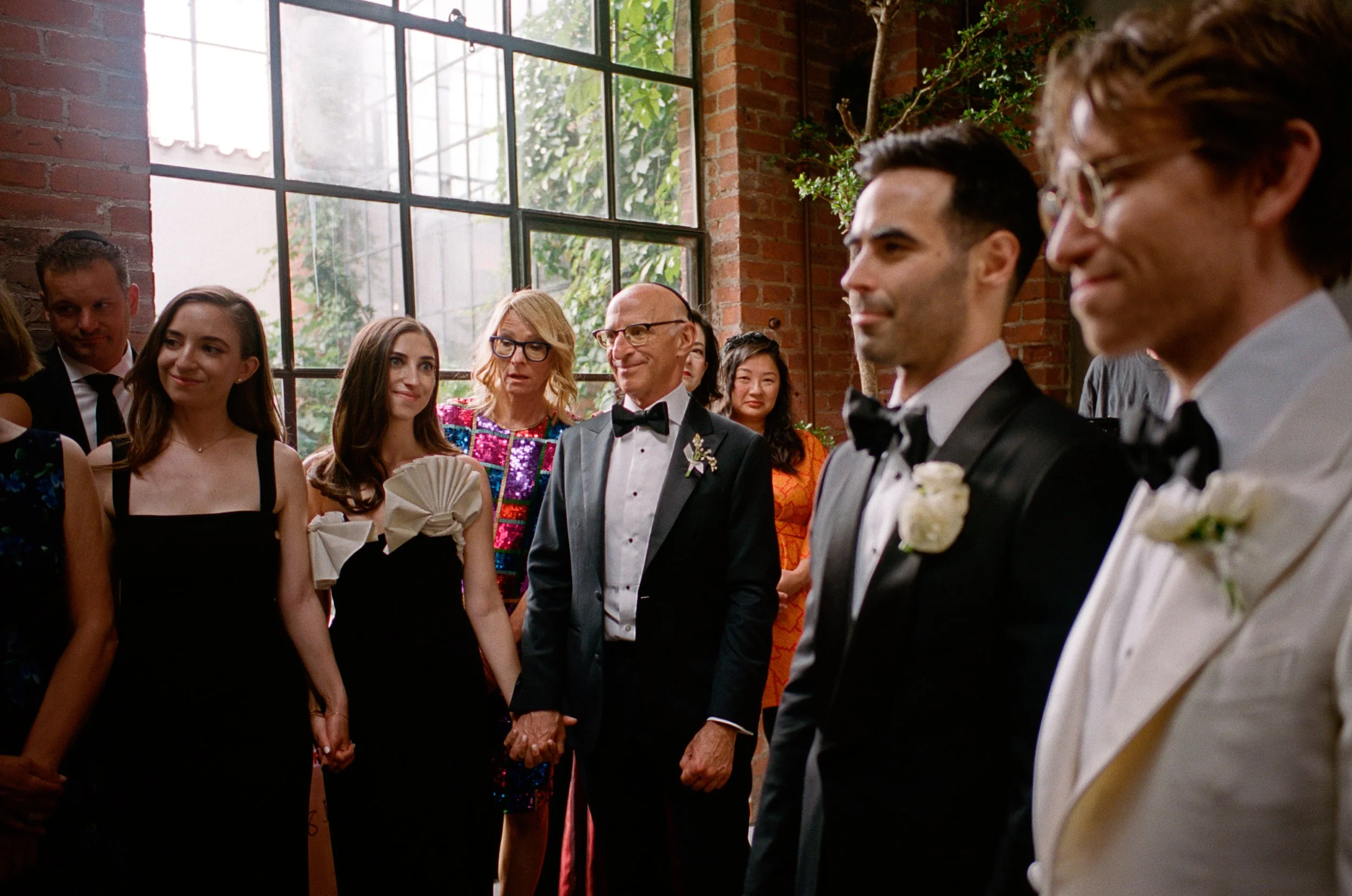 Hugh & Jacob | Venue: 99 Scott, Brooklyn | Photo: Michaela Jelin | Florals: Aurora Botanica