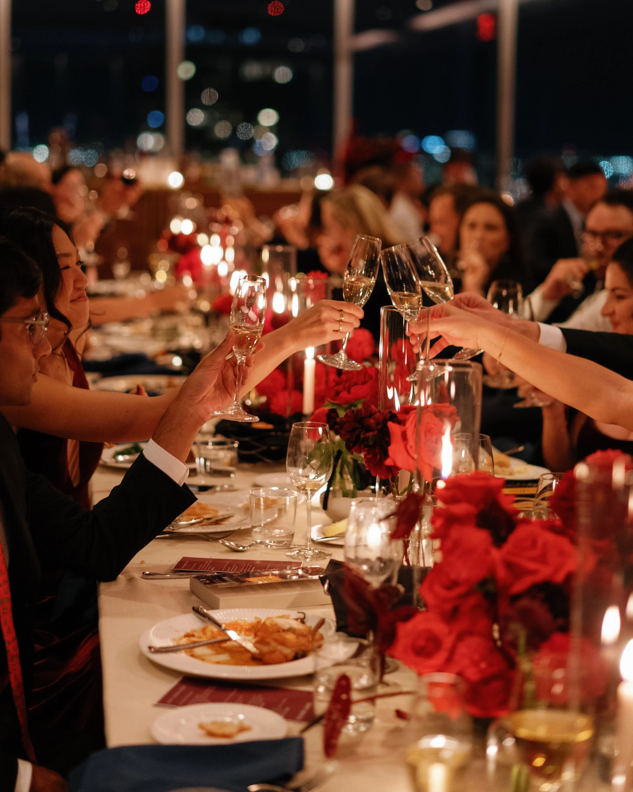Malika + Spencer | Photographer: Allison Hammond | Florals: Aurora Botanica | Venue: Manhatta 