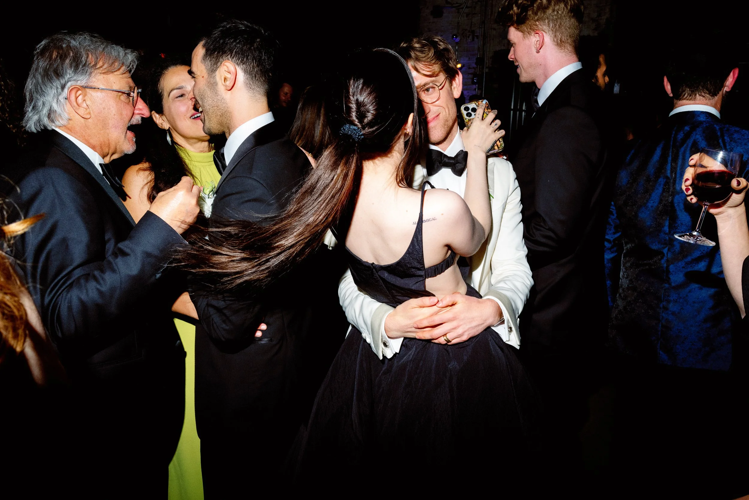 Hugh & Jacob | Venue: 99 Scott, Brooklyn | Photo: Michaela Jelin | Florals: Aurora Botanica