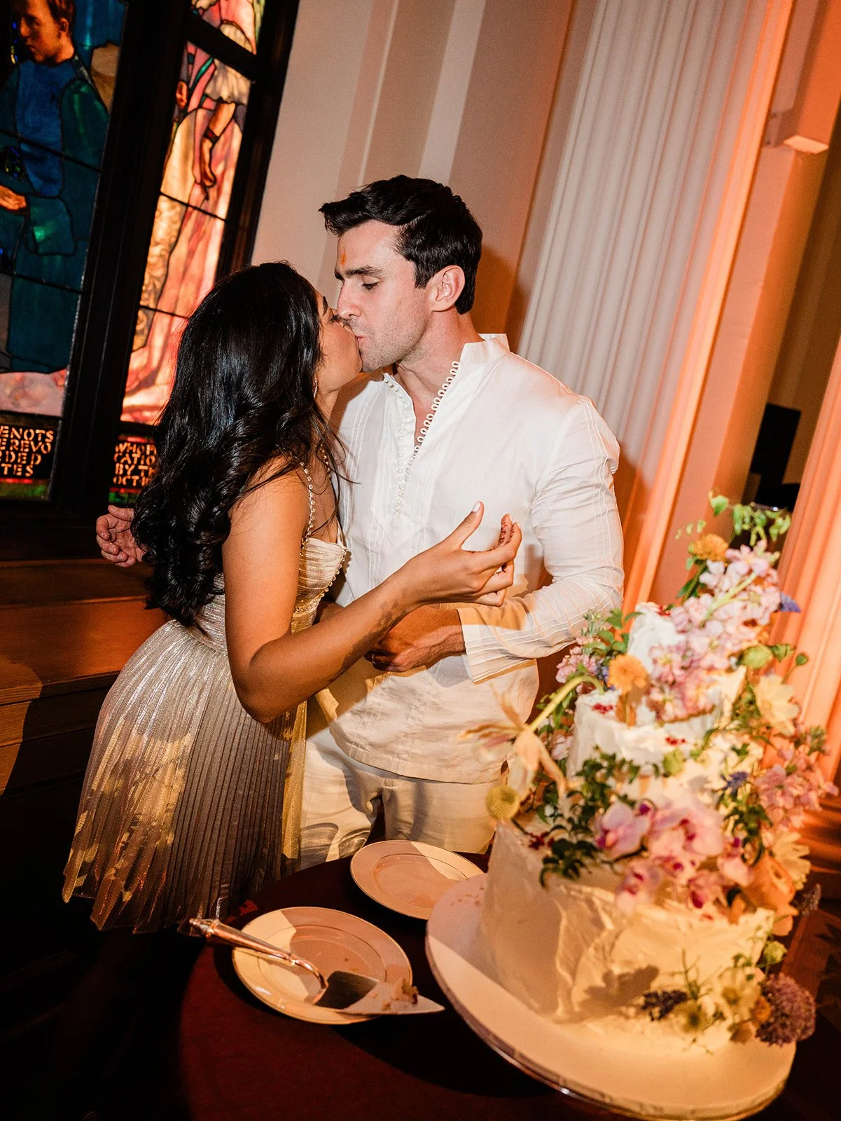 Divya + Des | Photographer: Melissa Chu | Florals: Ahna Han | Venue: New York Historical Society