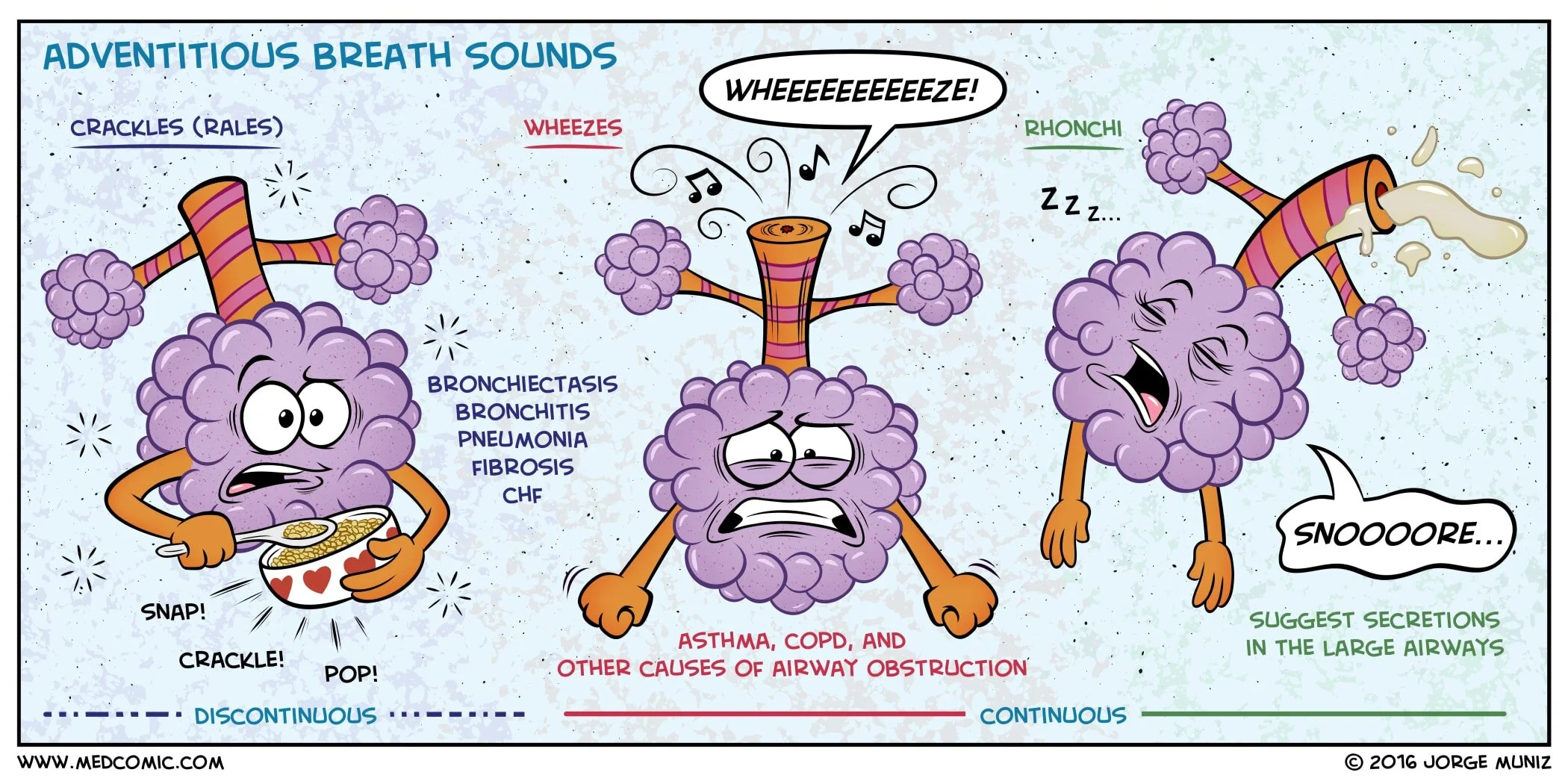 Adventitious Breath Sounds Medcomic
