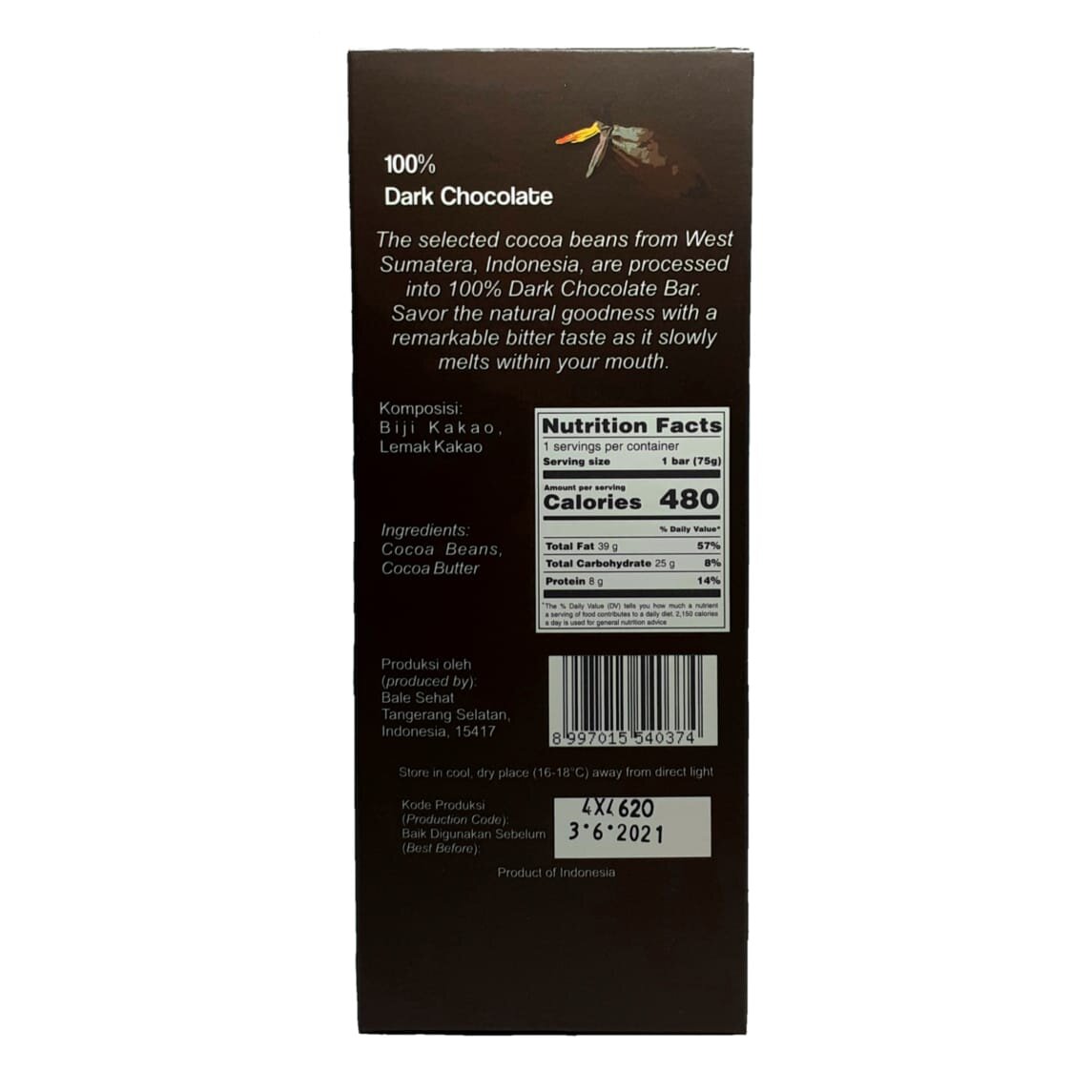 100% Dark Chocolate Bar (Back).jpeg