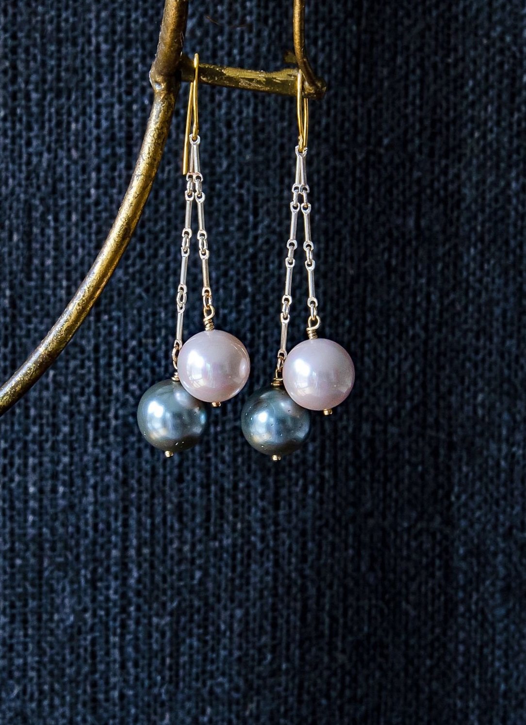 MOP+Pink+and+Gray+on+Silver+Chain+Earrings-M2.jpg