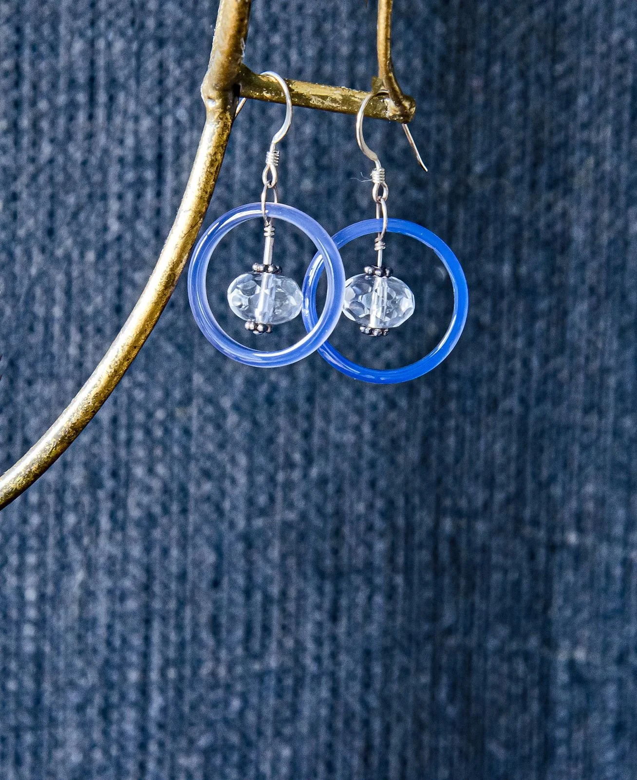 Chalcedony Hoops with Quartz Earrings-M.jpg