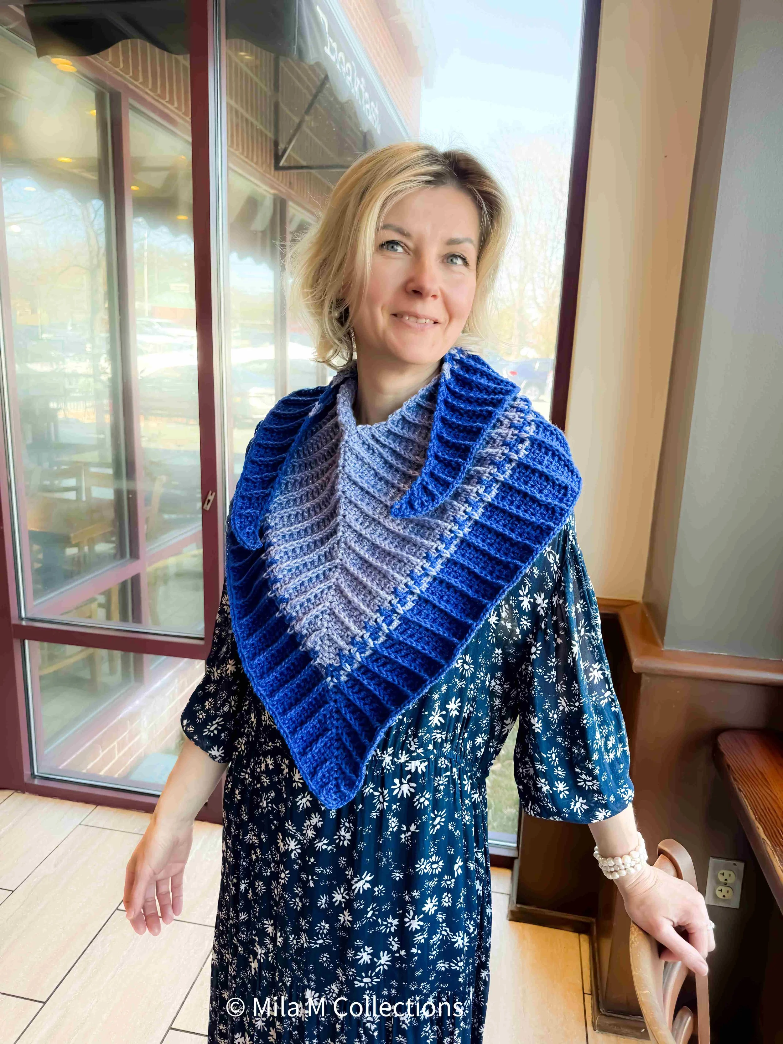 Blue Boomerang Scarf by Mila M Collections.jpg