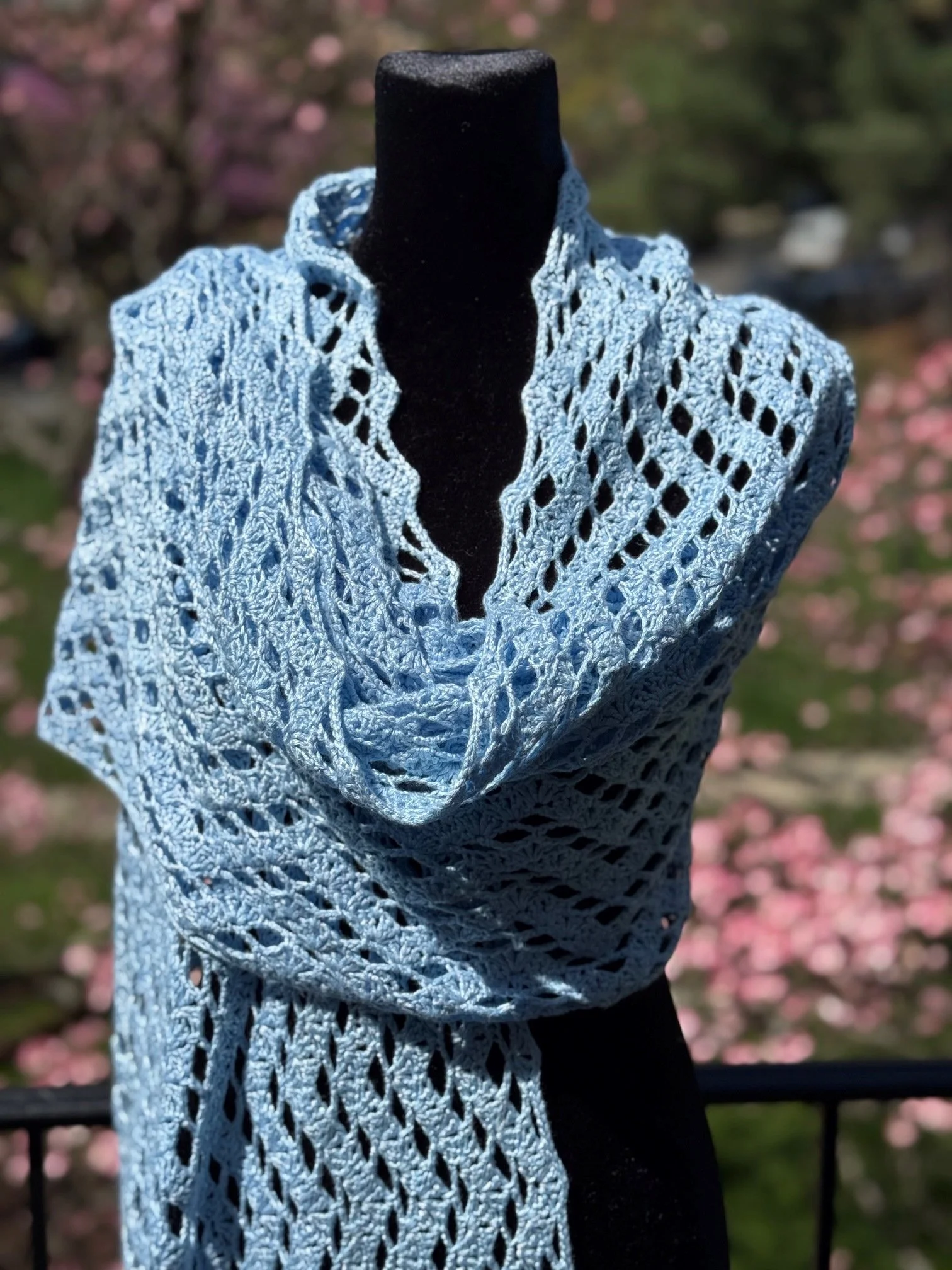 Blue Bamboo Shawl by Mila M Collections.jpg