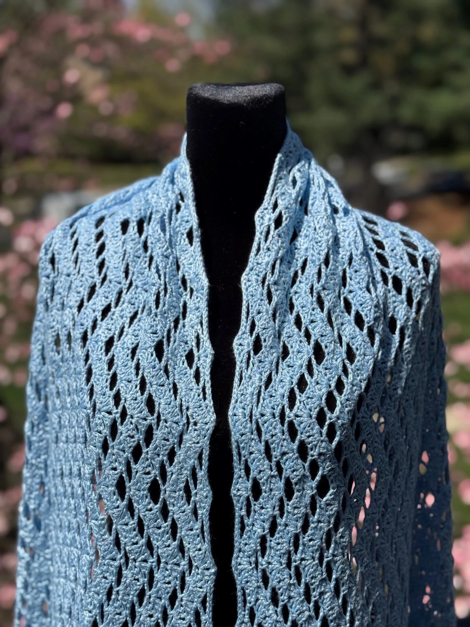 Blue Bamboo Shawl by Mila M Collections.jpg