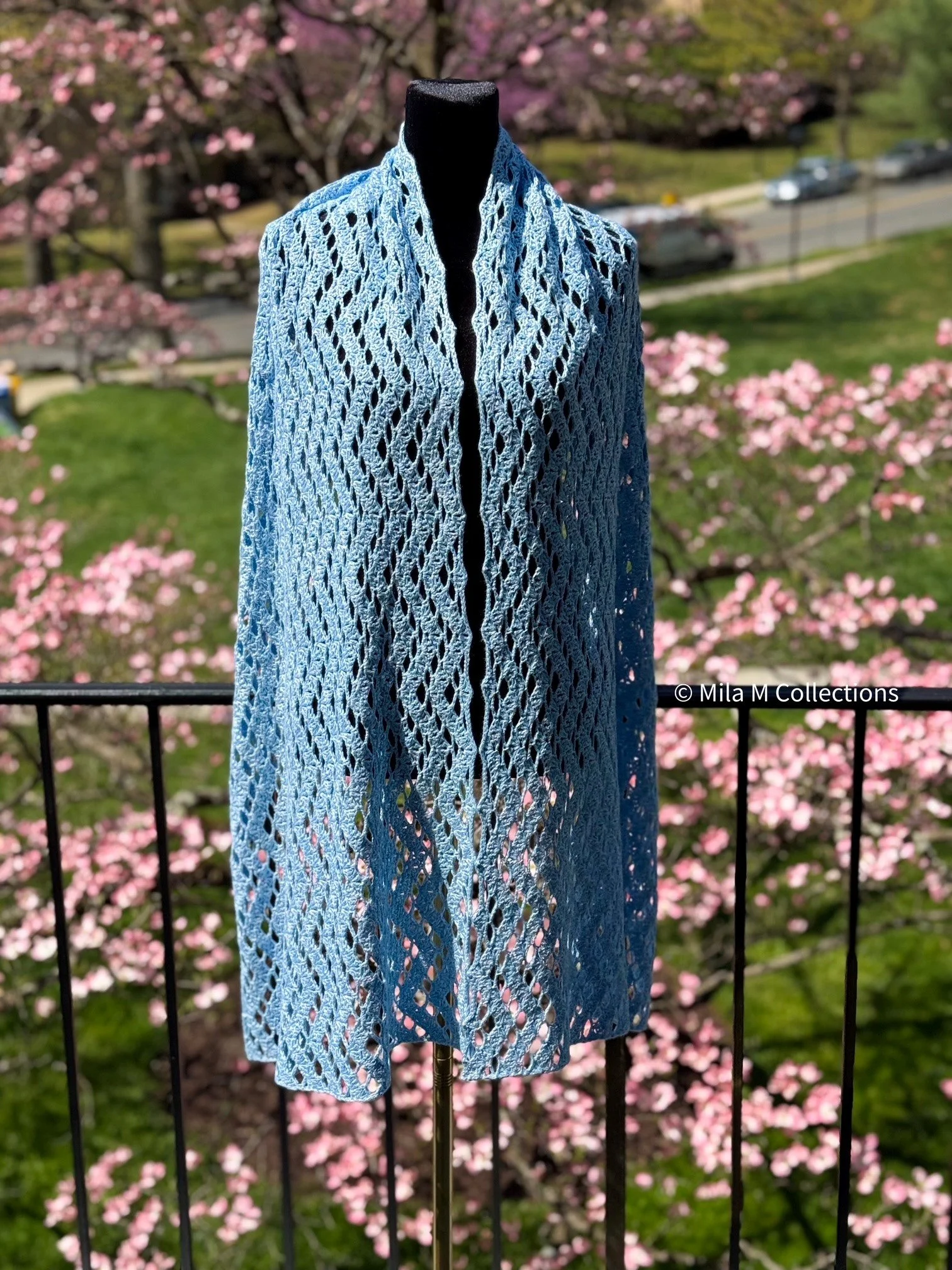 Blue Bamboo Shawl by Mila M Collections.jpg