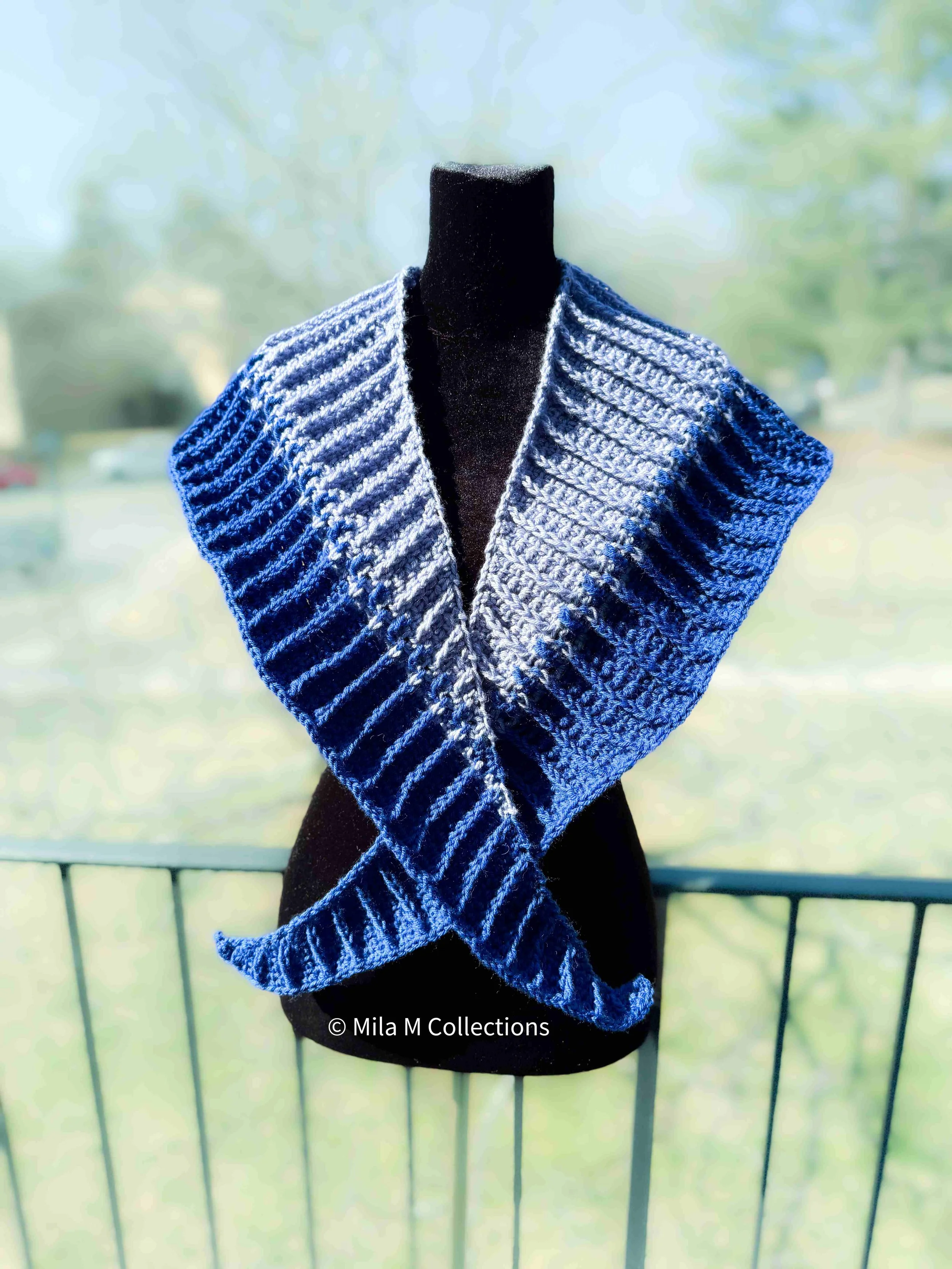 Blue Boomerang Scarf by Mila M Collections.jpg