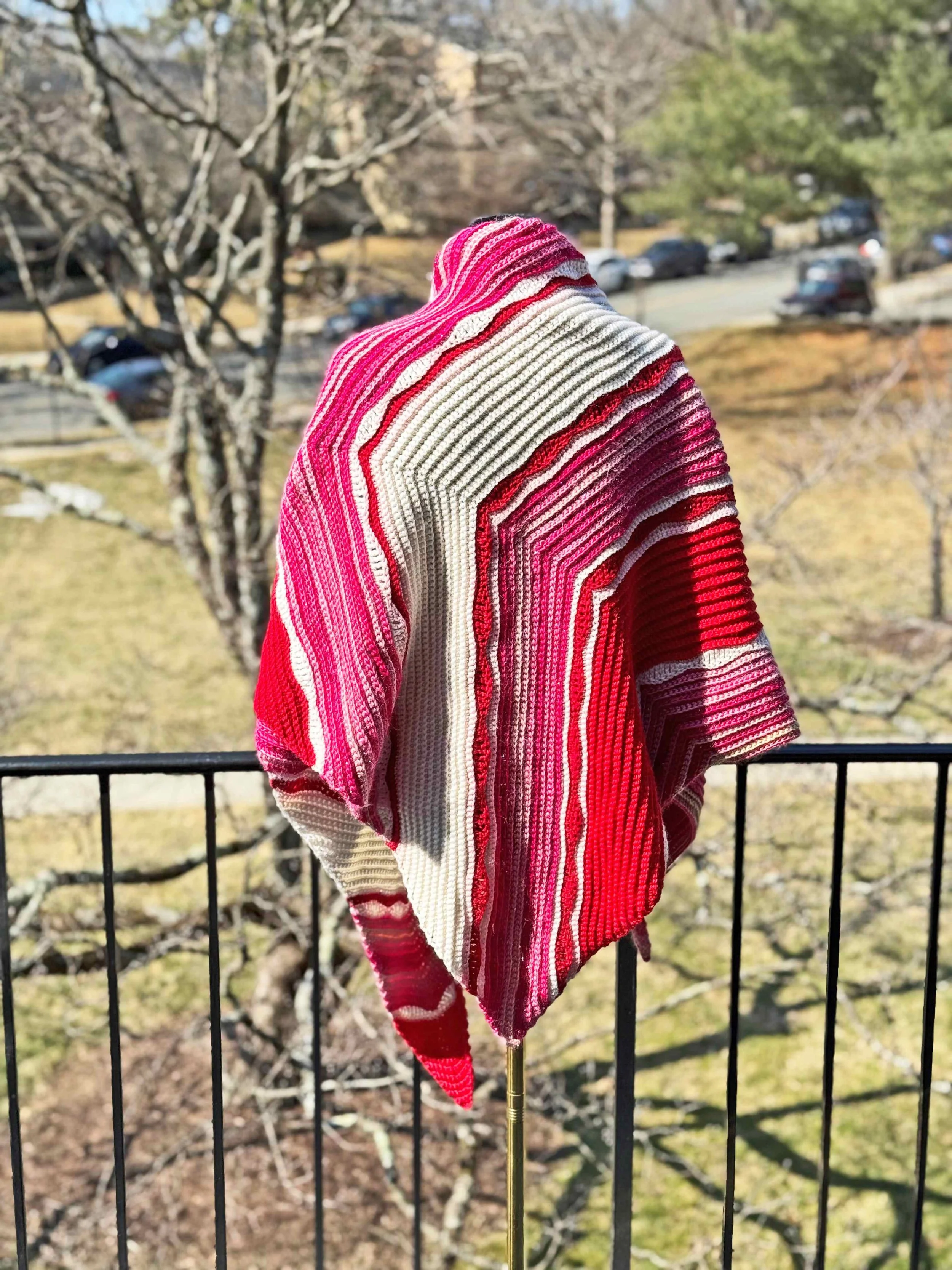 Red and White Asymmetrical Shawl by Mila M Collections.jpg