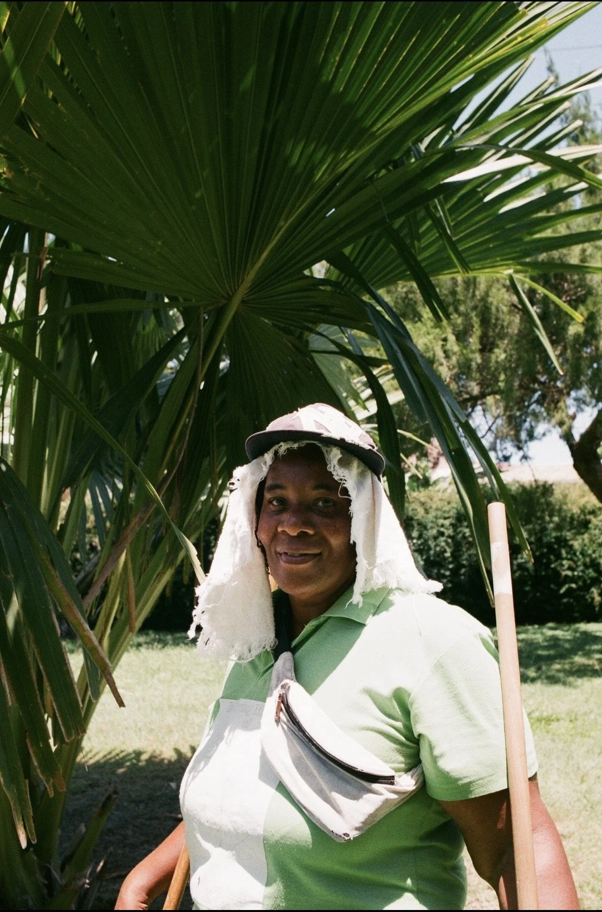 Chance encounters, Lorna in the Botanical Gardens, 2025, 35mm, 12 x 18 in.